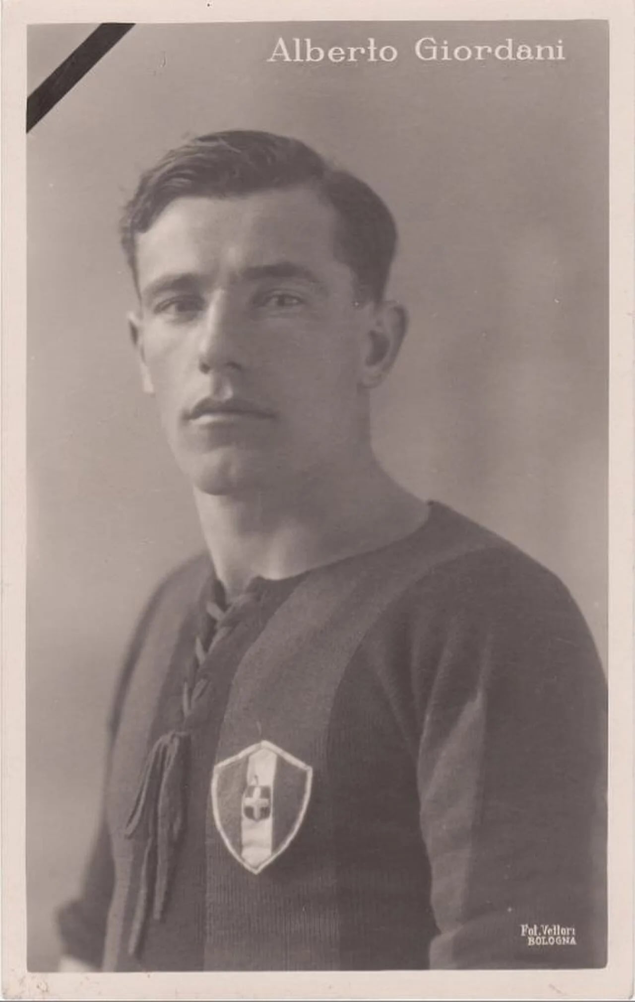 Porträt von Alberto Giordani (1899–1927) – Gedenkseite