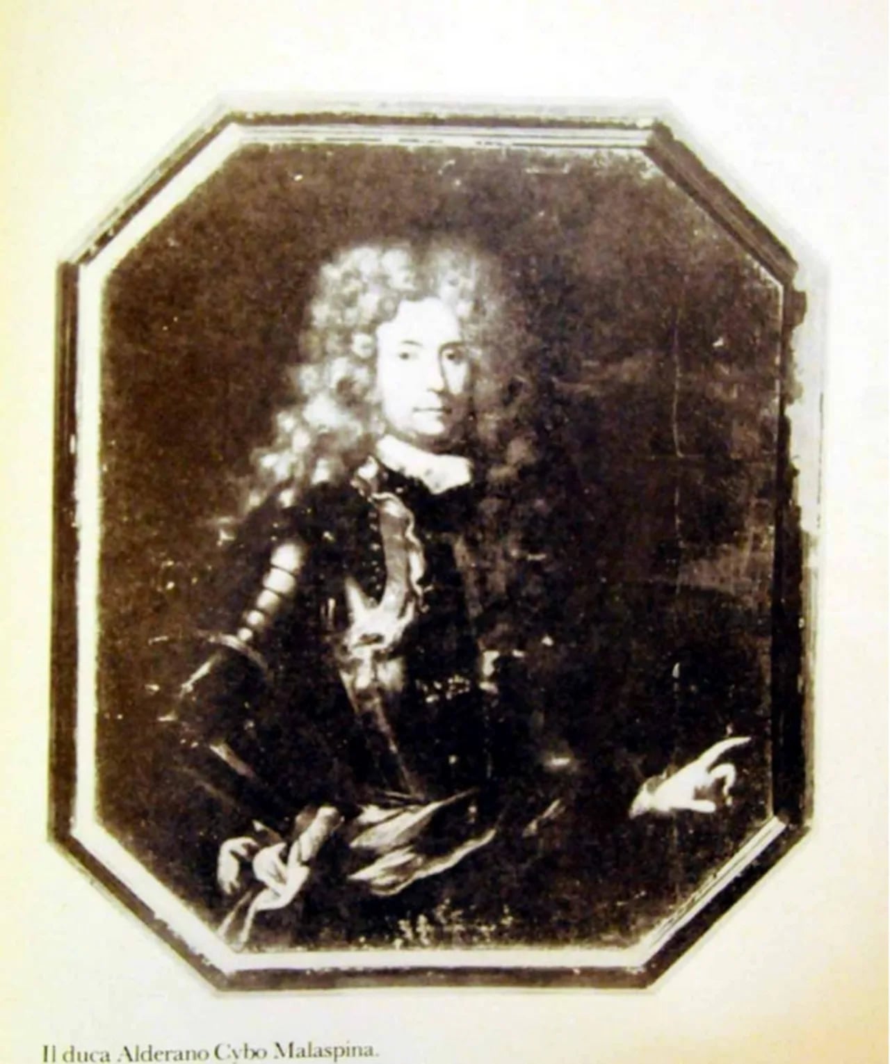 Porträt von Alderano Cybo-Malaspina (1690–1731) – Gedenkseite