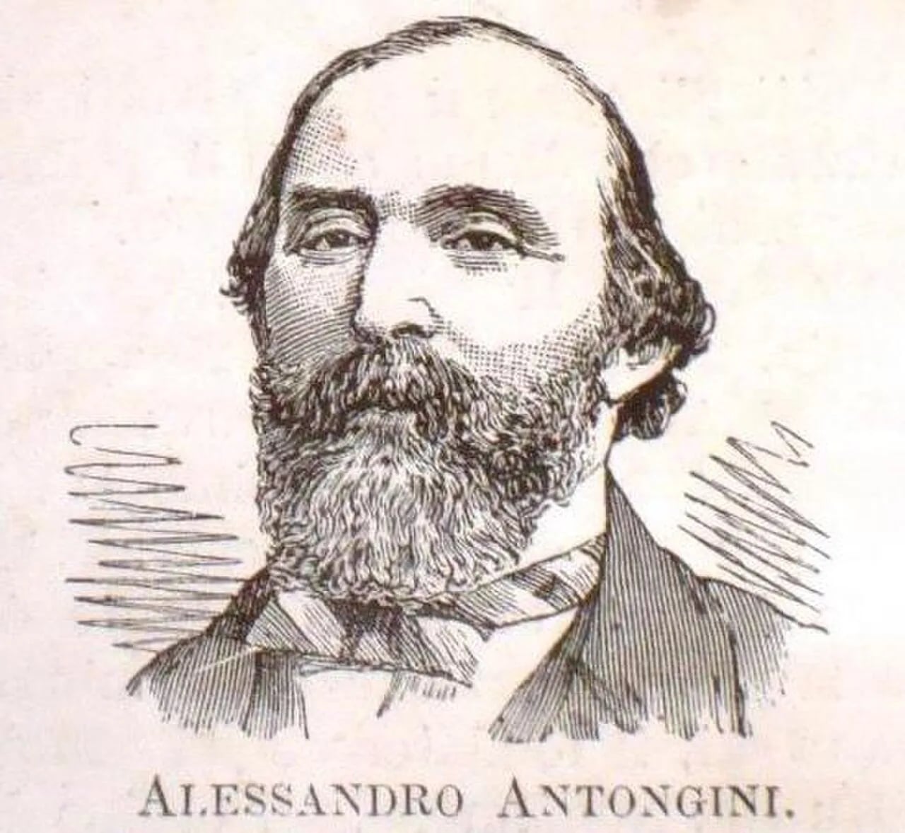 Portrait of Alessandro Antongini (1814–1889) – memorial page