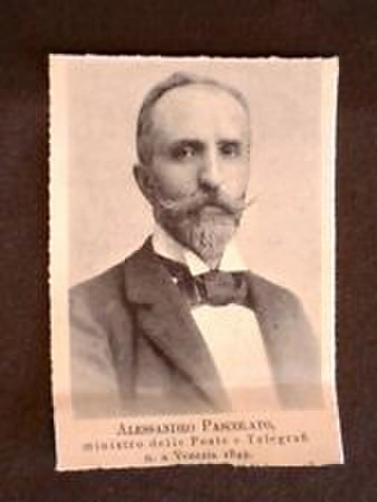Porträt von Alessandro Pascolato (1841–1905) – Gedenkseite