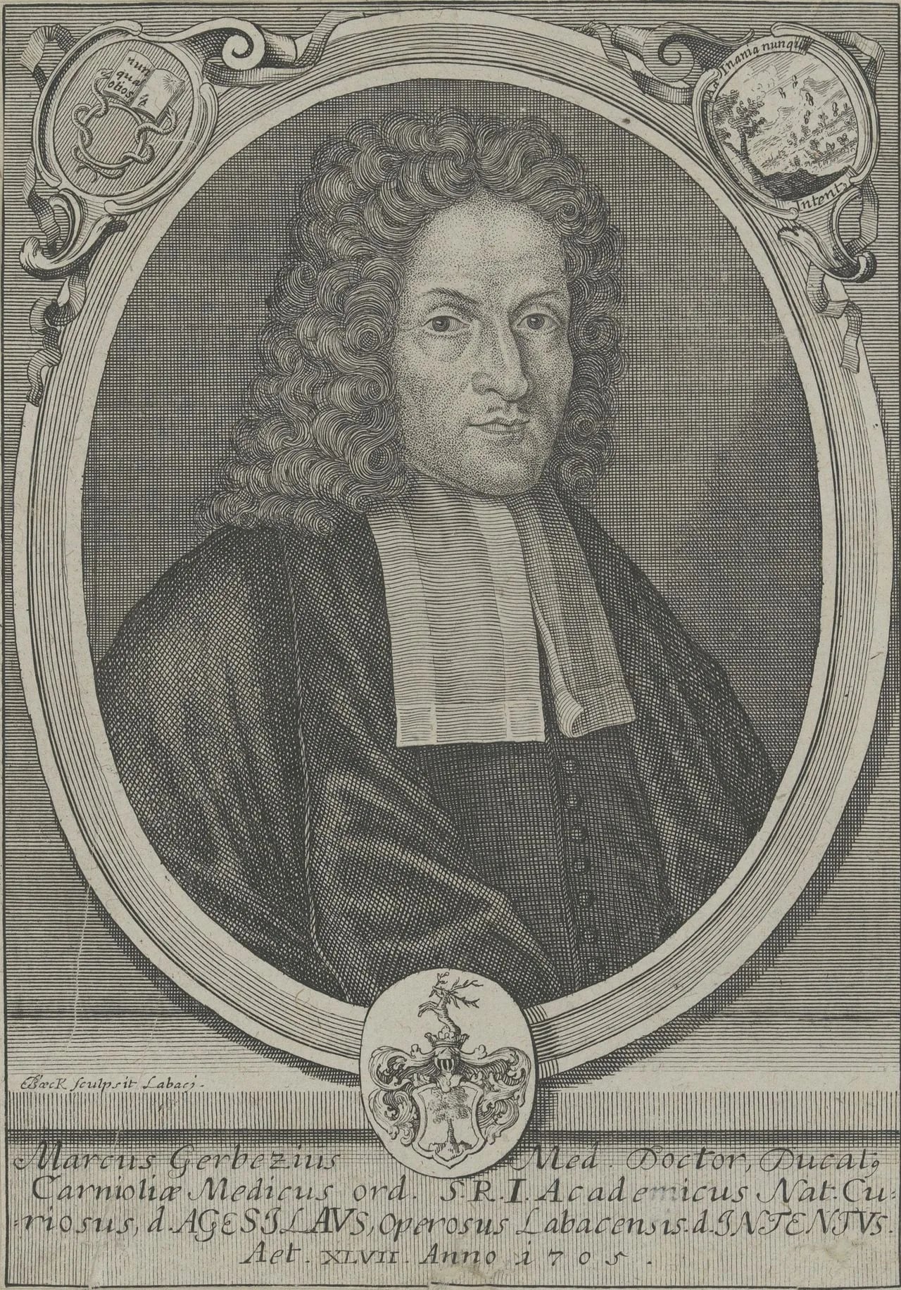 Portrait of Marko Gerbec (1658–1718) – memorial page