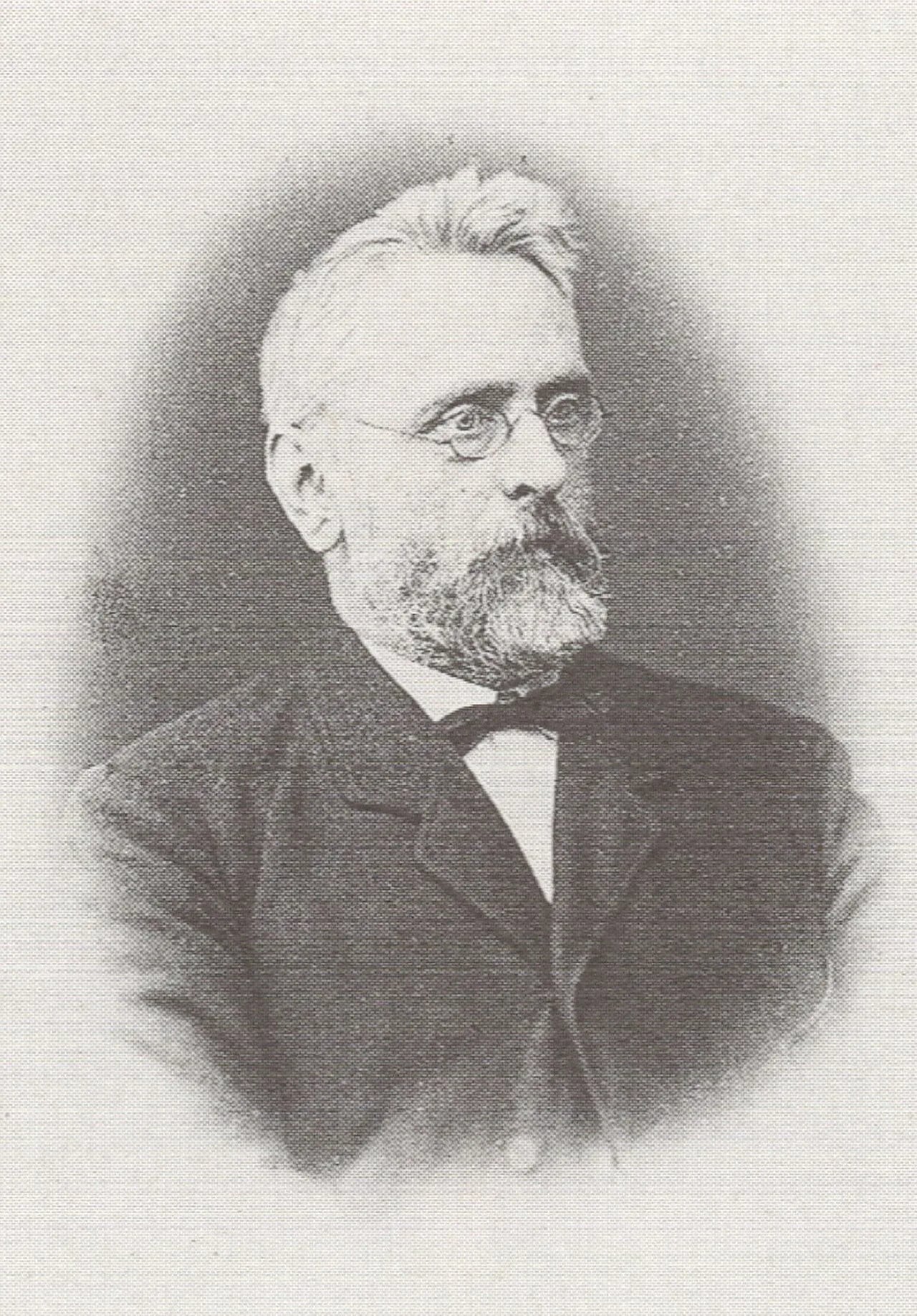 Porträt von Adolf Dronke (1837–1898) – Gedenkseite