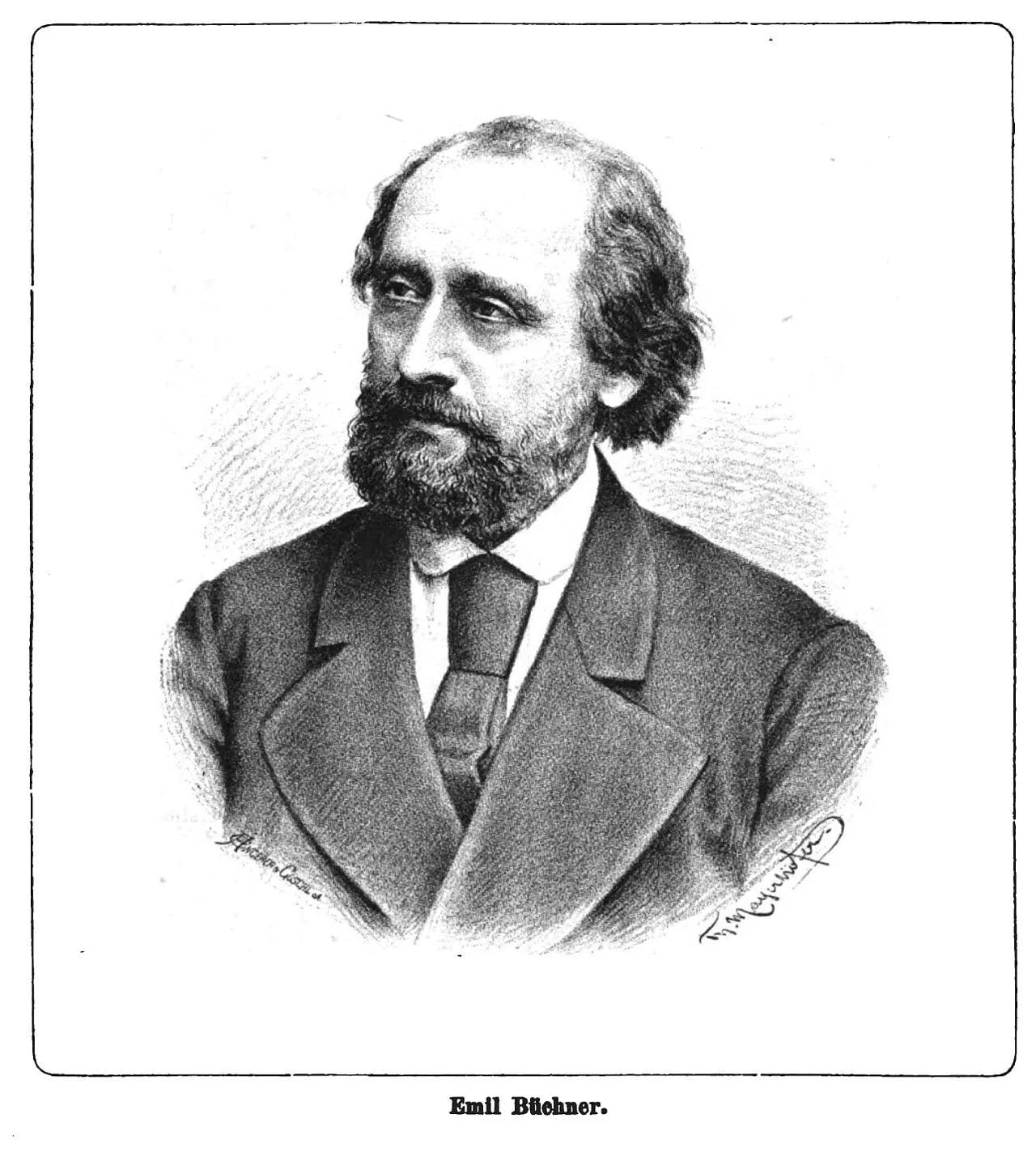 Portrait of Adolf Emil Büchner (1826–1908) – memorial page