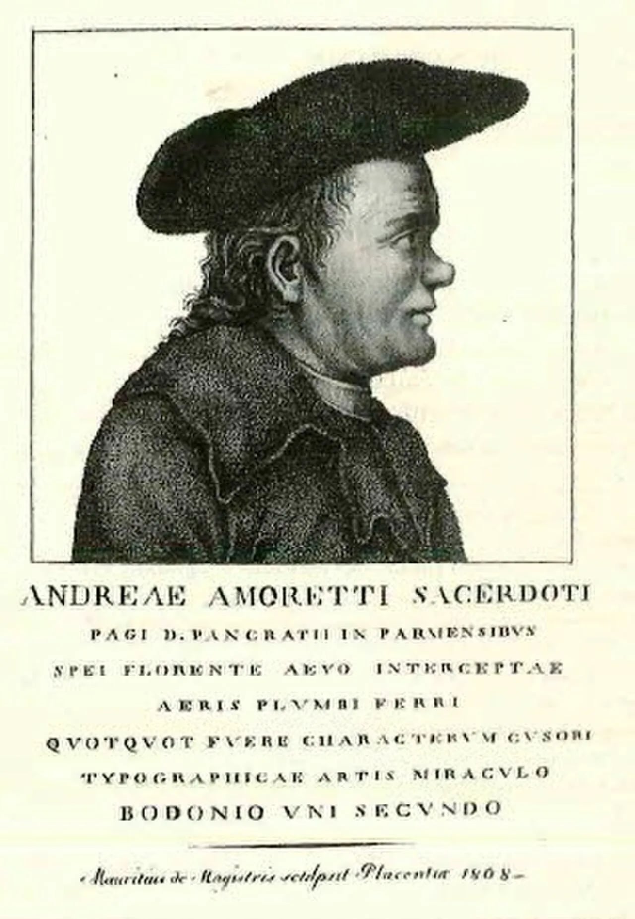 Porträt von Andrea Amoretti (1758–1807) – Gedenkseite
