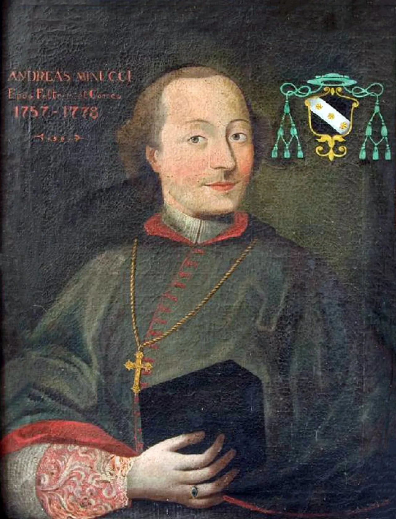 Porträt von Andrea Antonio Silverio Minucci (1724–1803) – Gedenkseite