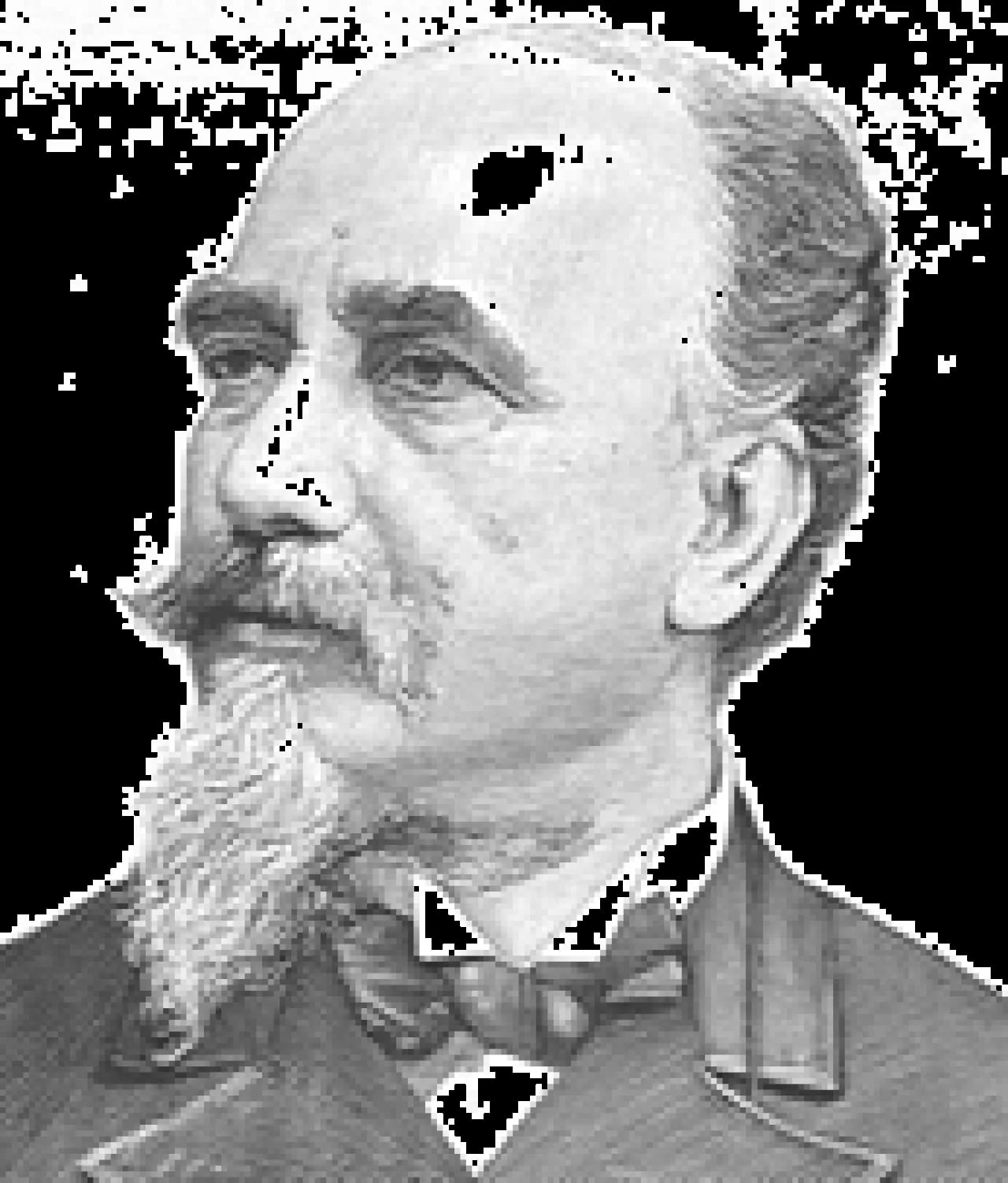 Porträt von Andrea Calenda di Tavani (1831–1904) – Gedenkseite