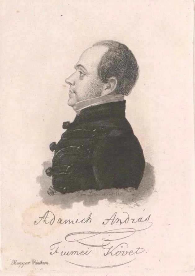 Porträt von Andrija Ljudevit Adamić (1766–1828) – Gedenkseite