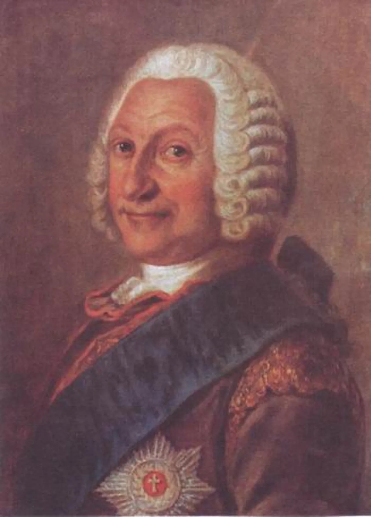 Porträt von Adolf Friedrich III. (1686–1752) – Gedenkseite