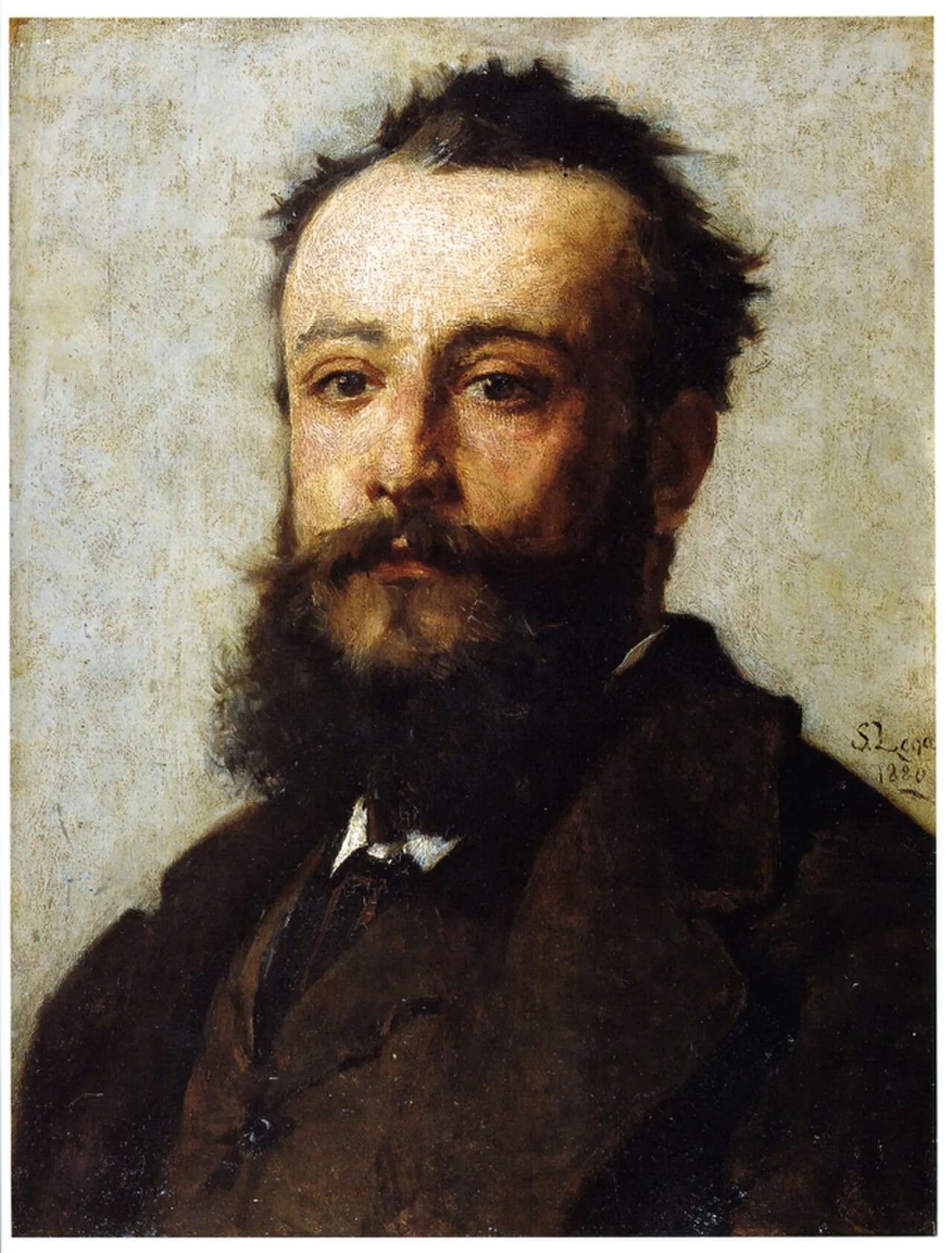 Porträt von Angelo De Vico (1853–1932) – Gedenkseite