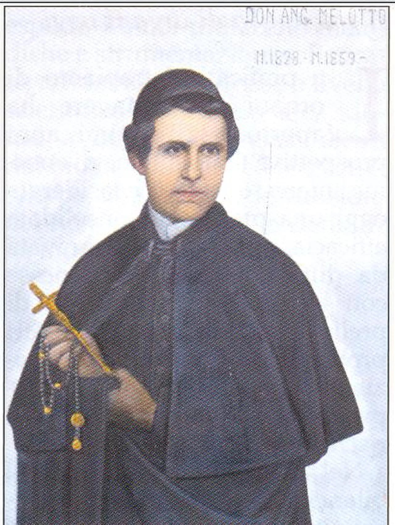 Portrait of Angelo Melotto (1828–1859) – memorial page
