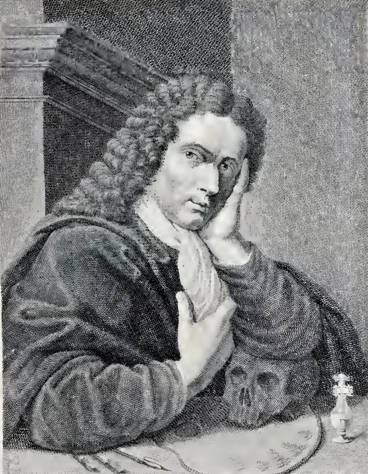 Porträt von Anton Domenico Bamberini (1666–1741) – Gedenkseite