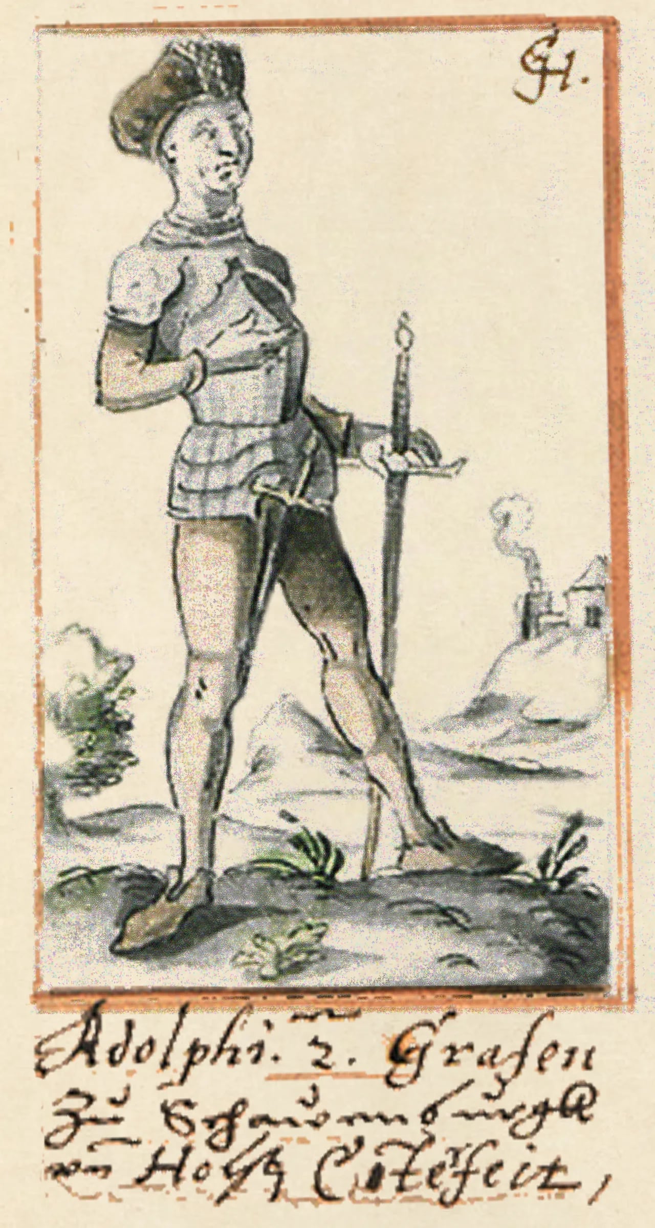 Portrait of Adolf II. (1128–1164) – memorial page