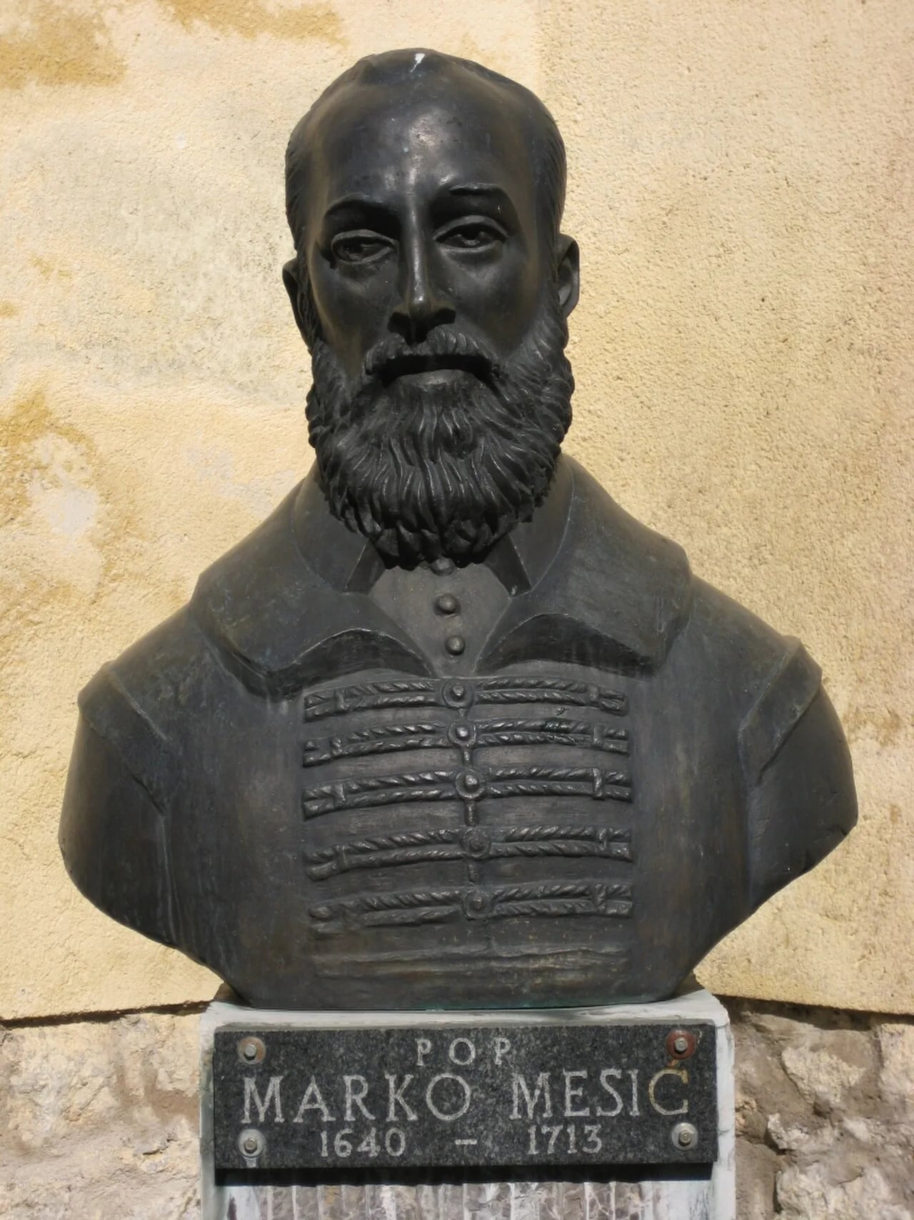 Portrait of Marko Mesić (1640–1713) – memorial page