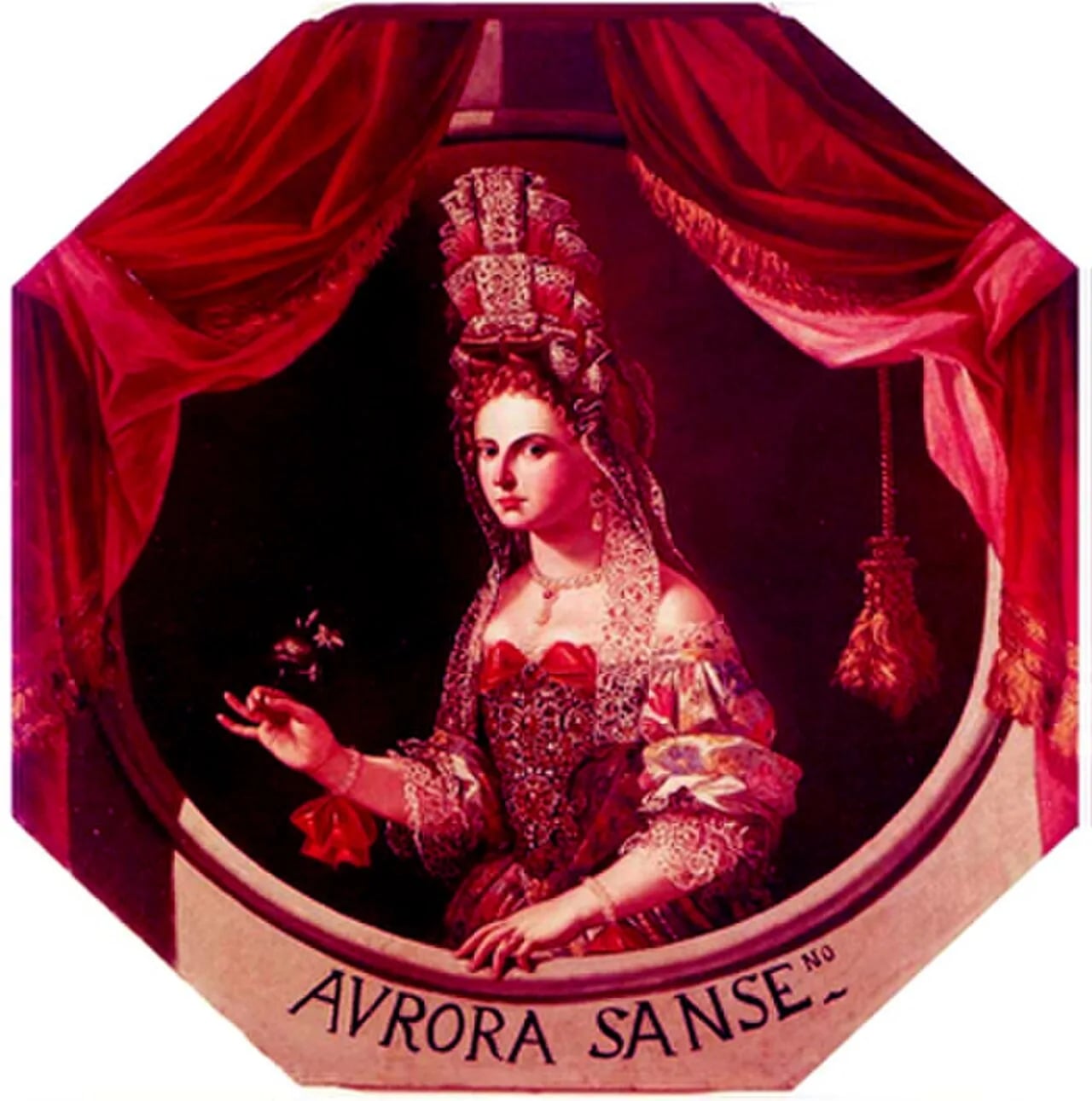 Portrait of Aurora Sanseverino (1669–1726) – memorial page