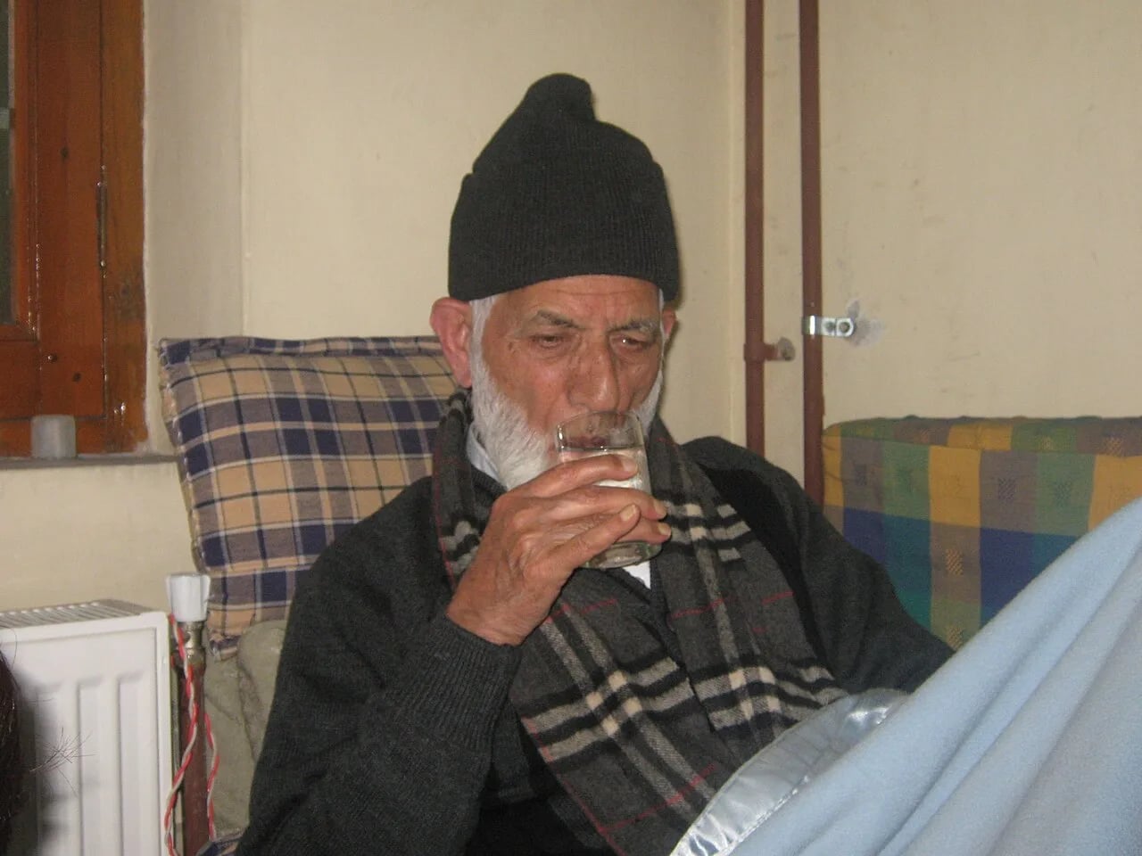 Porträt von Syed Ali Shah Geelani (1929–2021) – Gedenkseite