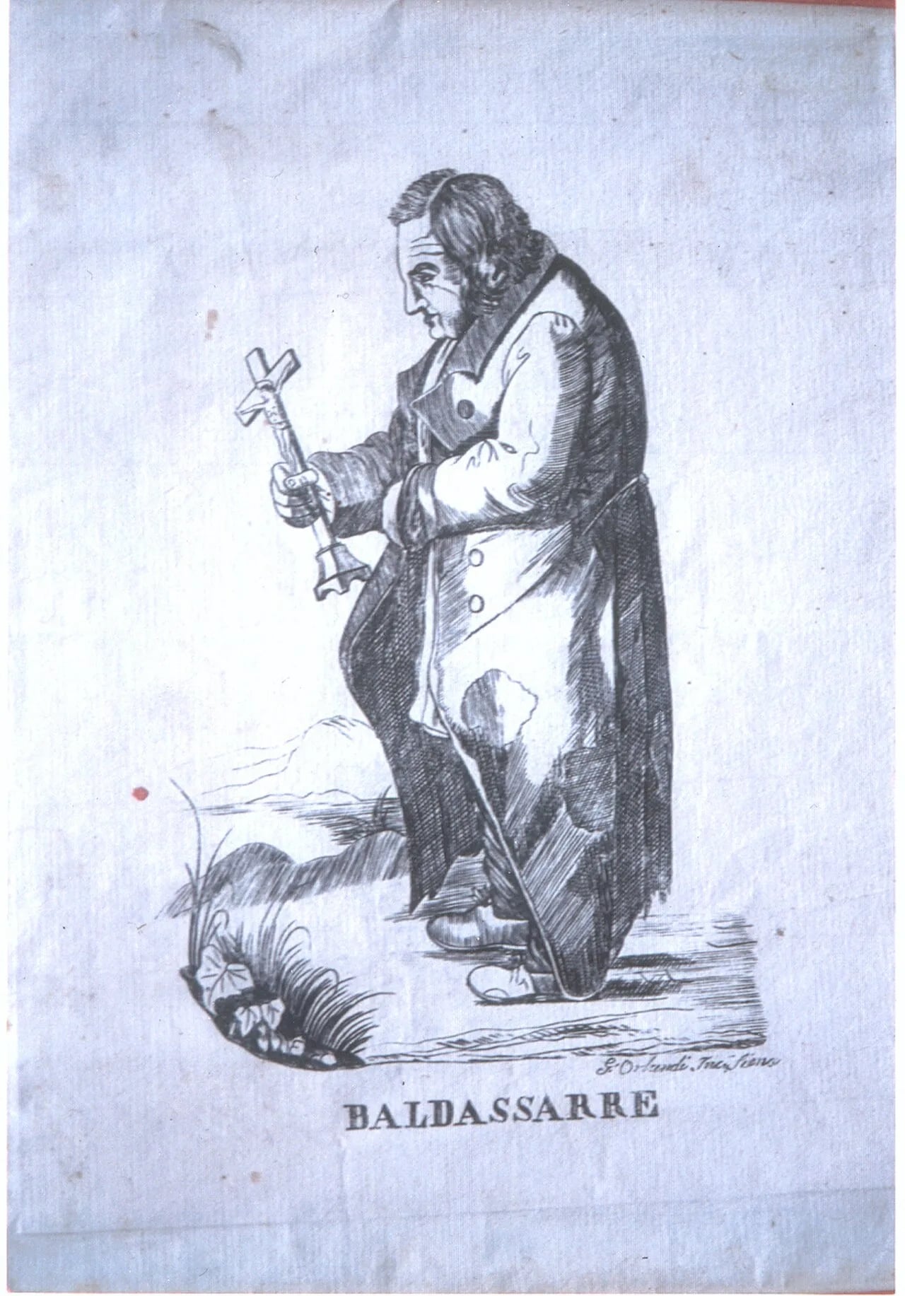 Porträt von Baldassarre Audiberti (1761–1852) – Gedenkseite