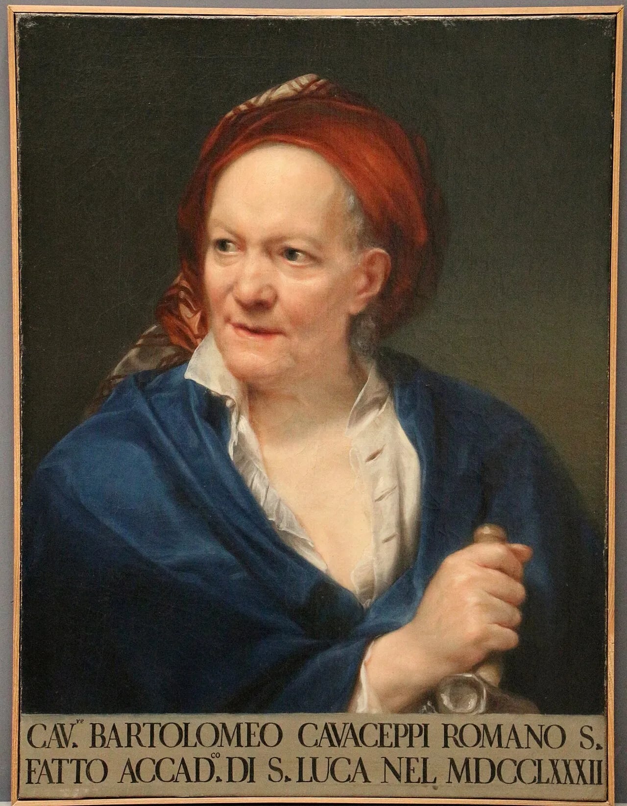 Portrait of Bartolomeo Cavaceppi (1715–1799) – memorial page