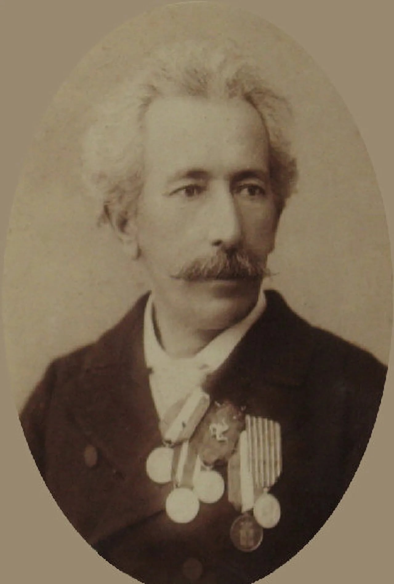 Porträt von Bartolomeo Marchelli (1834–1903) – Gedenkseite