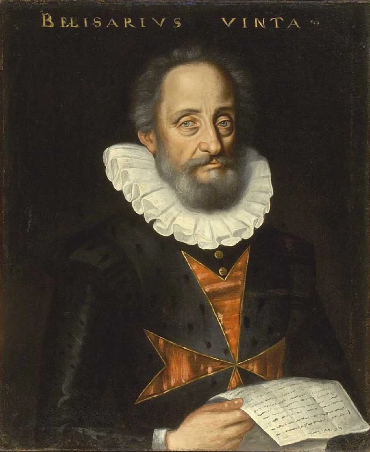 Porträt von Belisario Vinta (1542–1613) – Gedenkseite