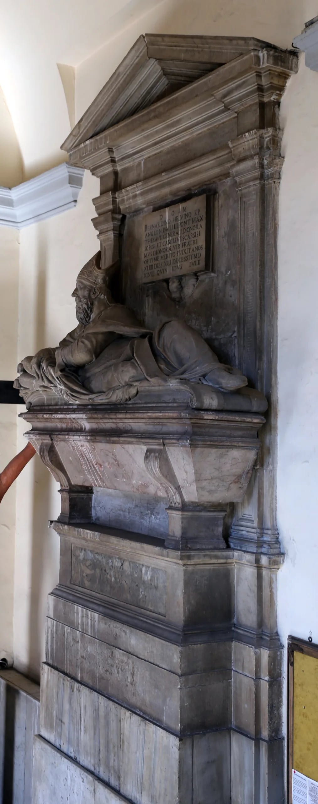 Porträt von Berardino Elvino (1504–1548) – Gedenkseite