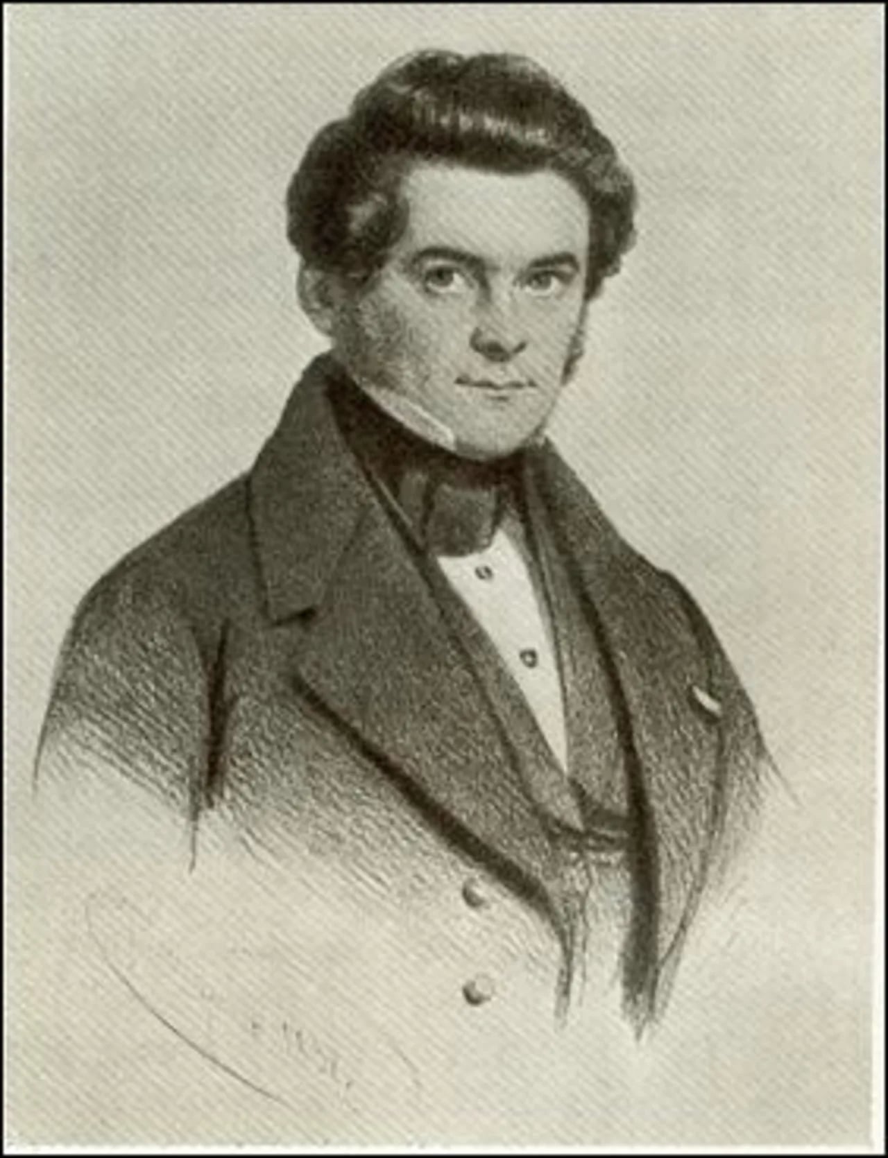 Porträt von Edouard d’Huart (1800–1884) – Gedenkseite