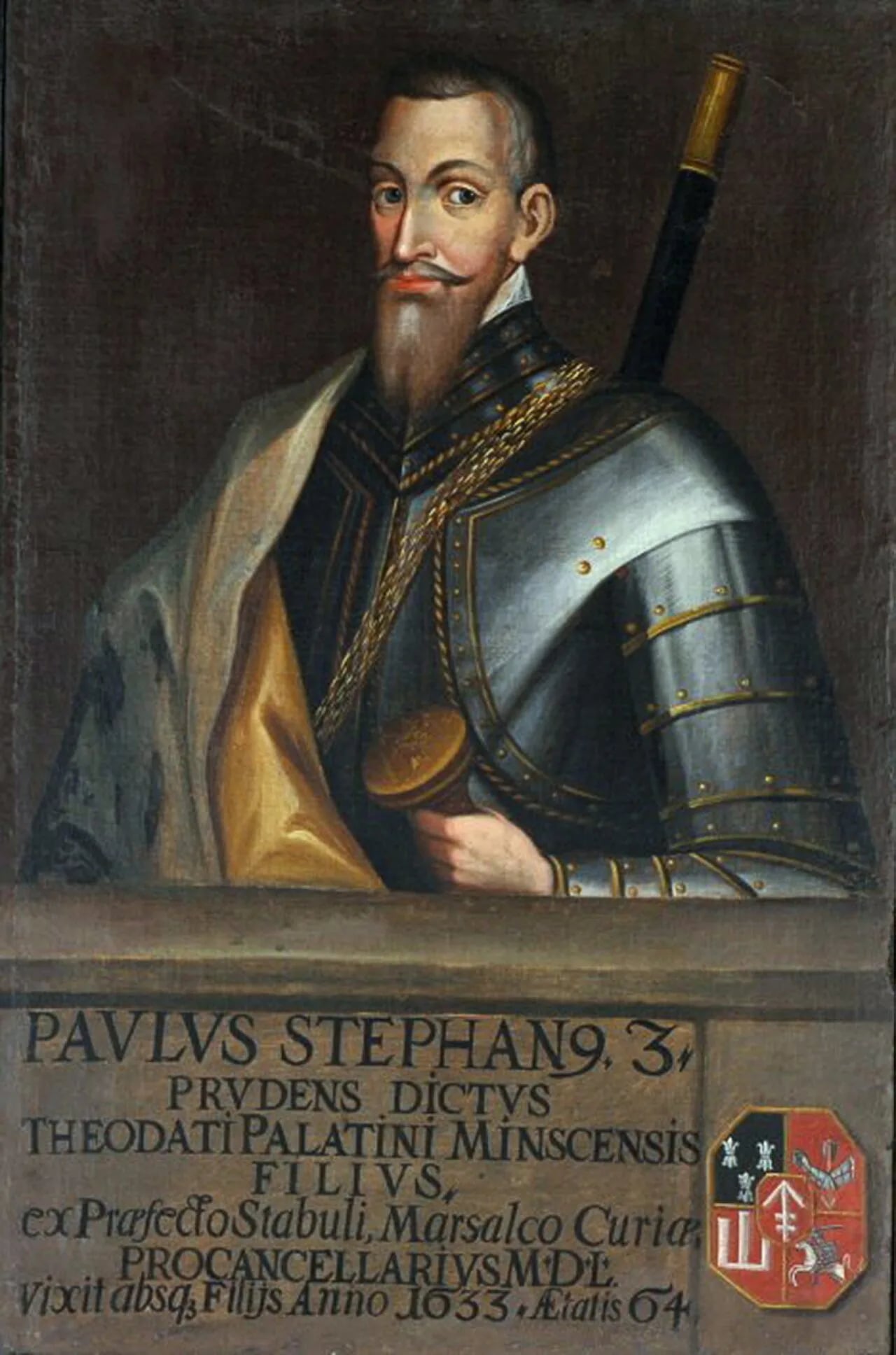 Porträt von Paweł Stefan Sapieha (1565–1635) – Gedenkseite