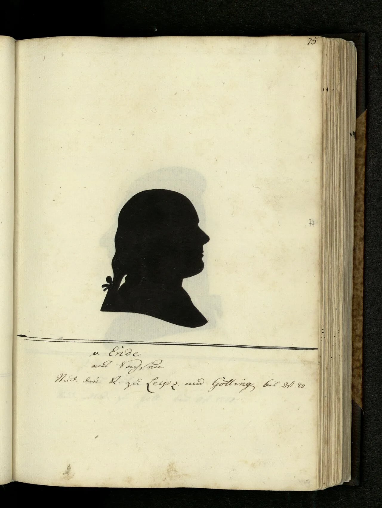 Porträt von Adolf von Ende (1760–1816) – Gedenkseite