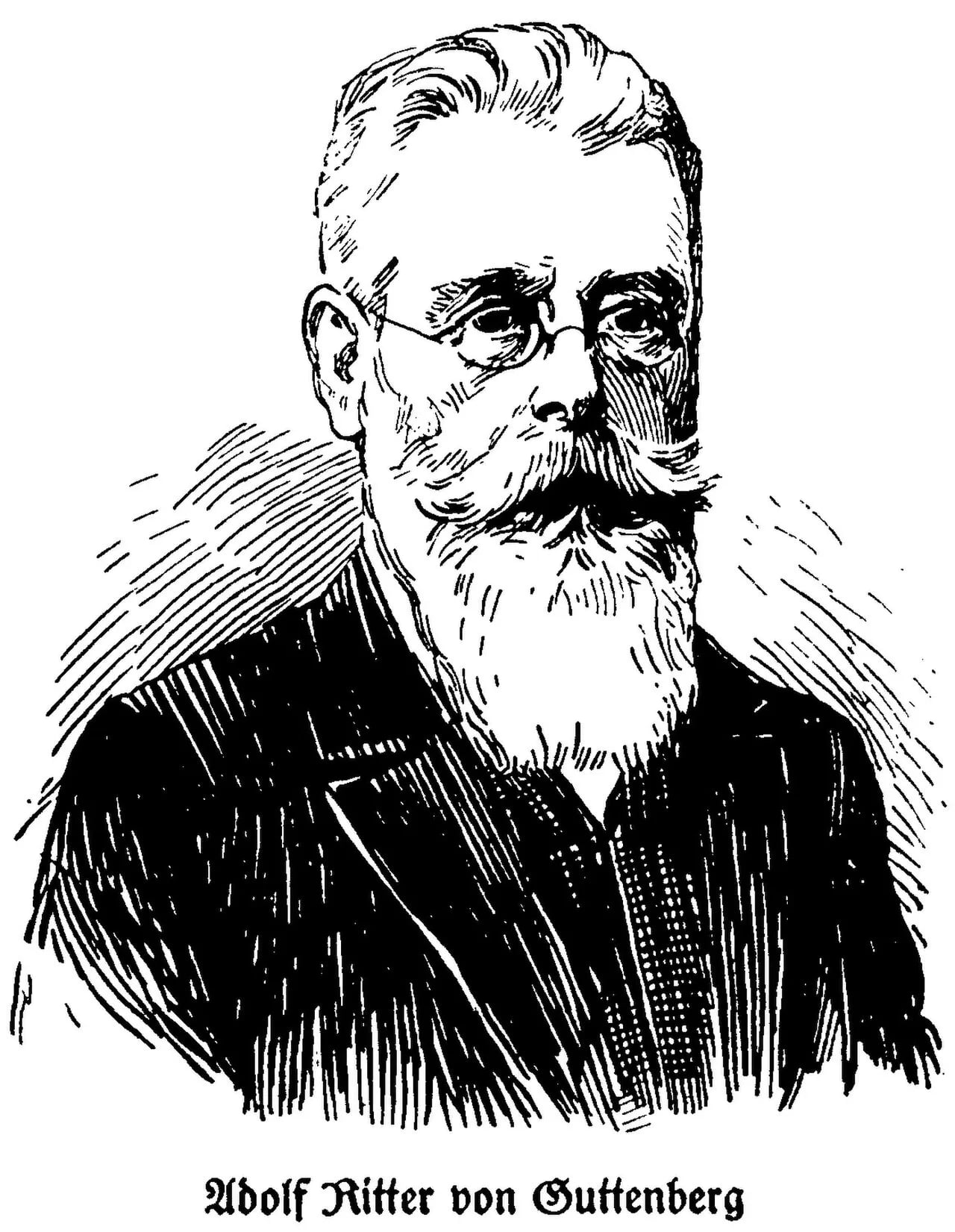 Porträt von Adolf von Guttenberg (1839–1917) – Gedenkseite