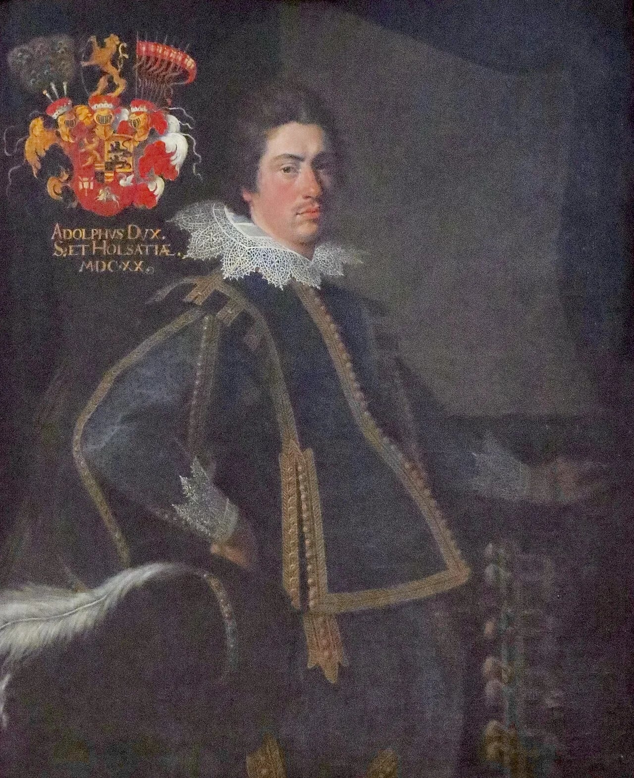 Porträt von Prinz Adolf von Schleswig-Holstein-Gottorf (1600–1631) – Gedenkseite