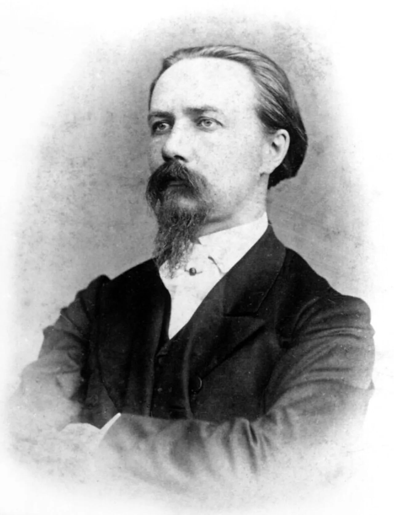 Porträt von Nikolai Alexejewitsch Golowkinski (1834–1897) – Gedenkseite