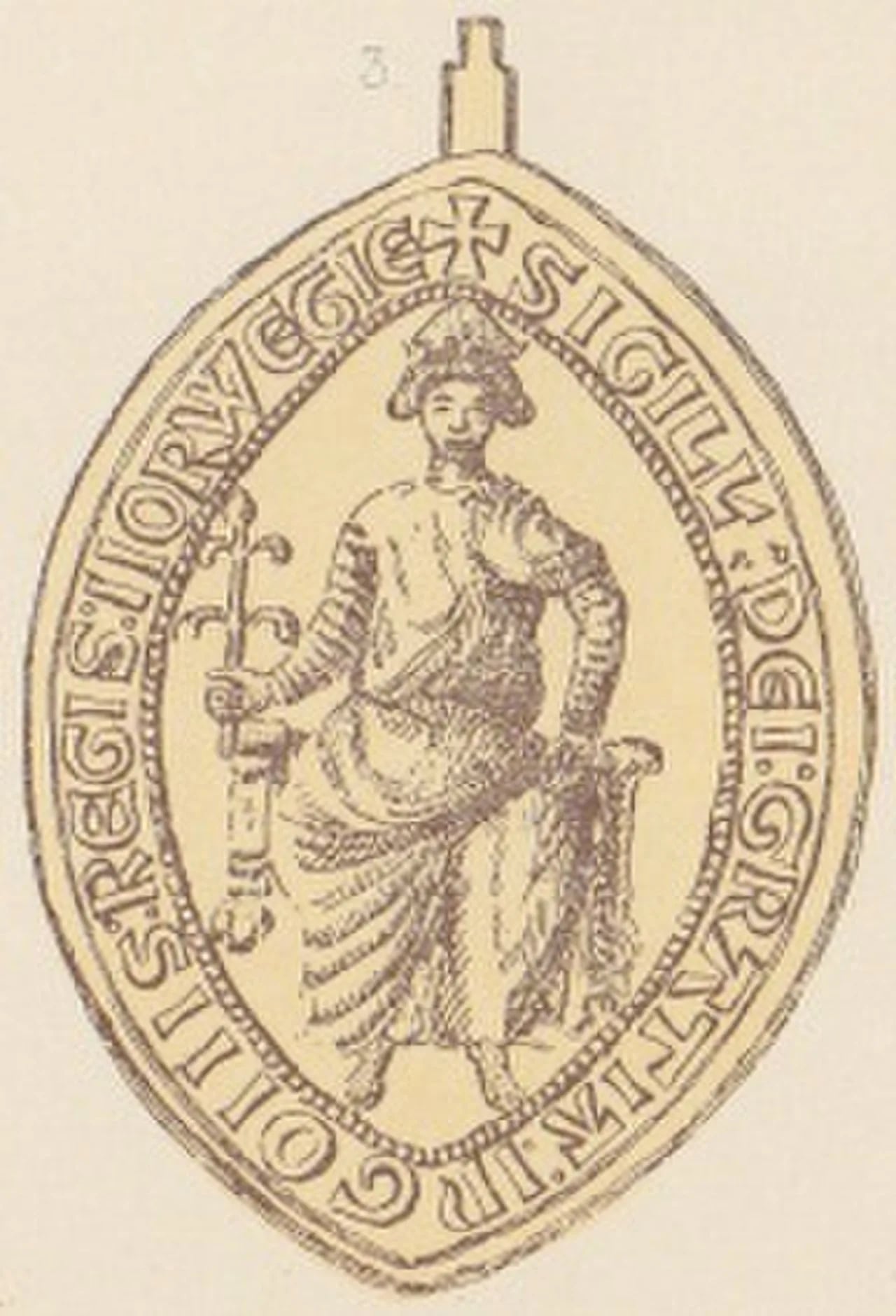 Porträt von Inge II. (1185–1217) – Gedenkseite