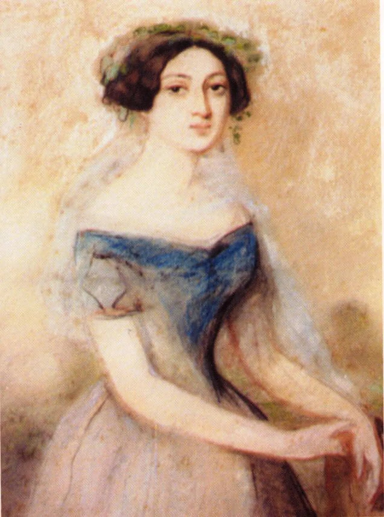 Portrait of Nino Tschawtschawadse (1812–1857) – memorial page