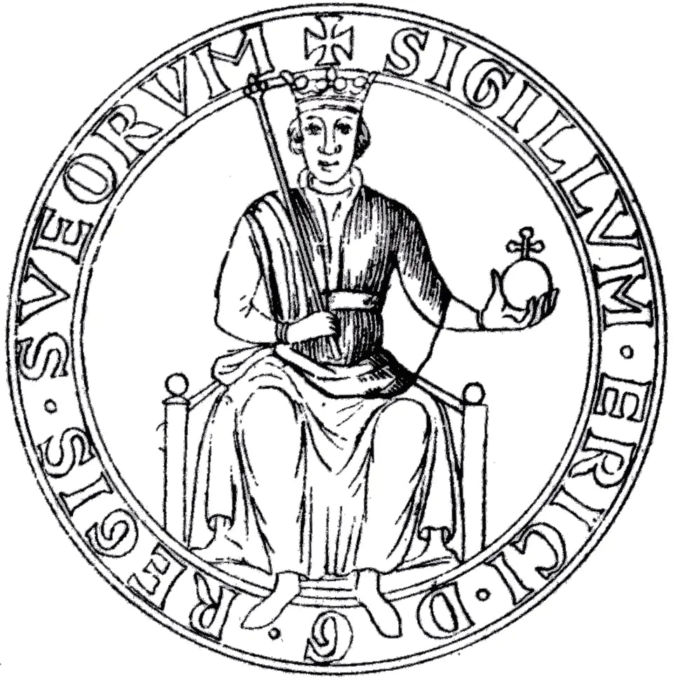 Porträt von Erik X. (1180–1216) – Gedenkseite
