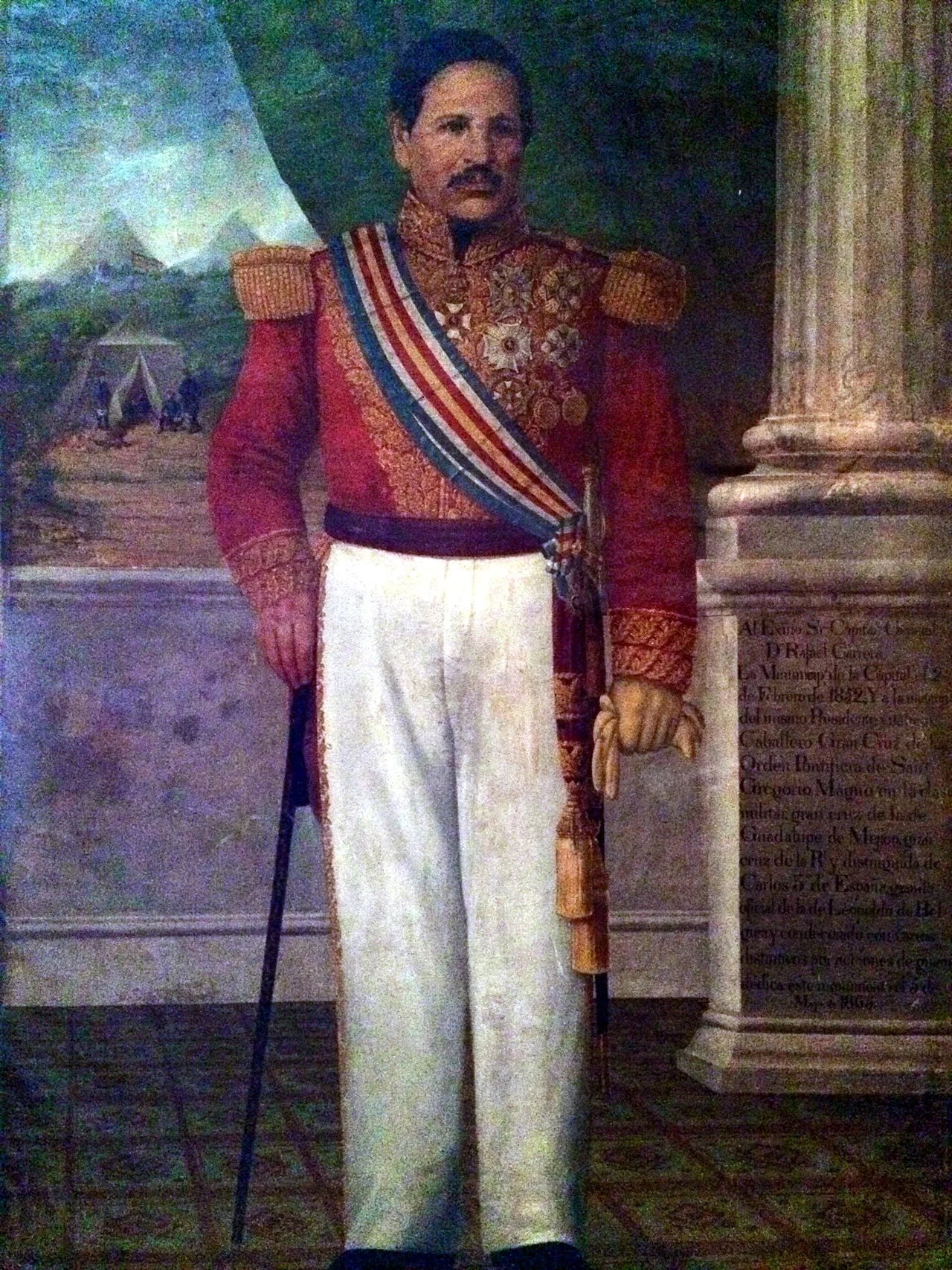 Portrait of José Rafael Carrera Turcios (1815–1865) – memorial page