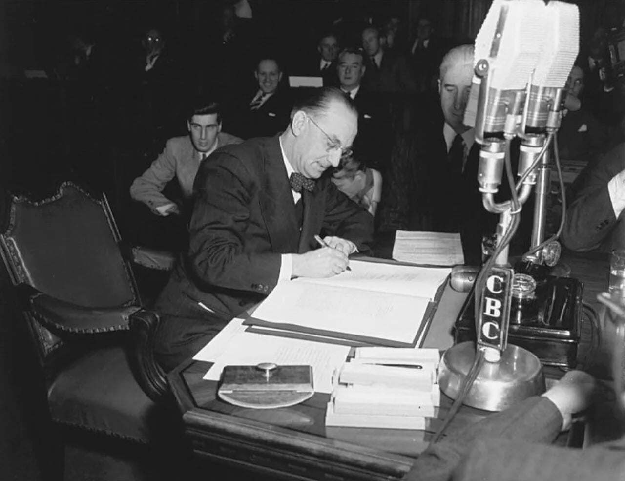 Portrait of Joey Smallwood (1900–1991) – memorial page