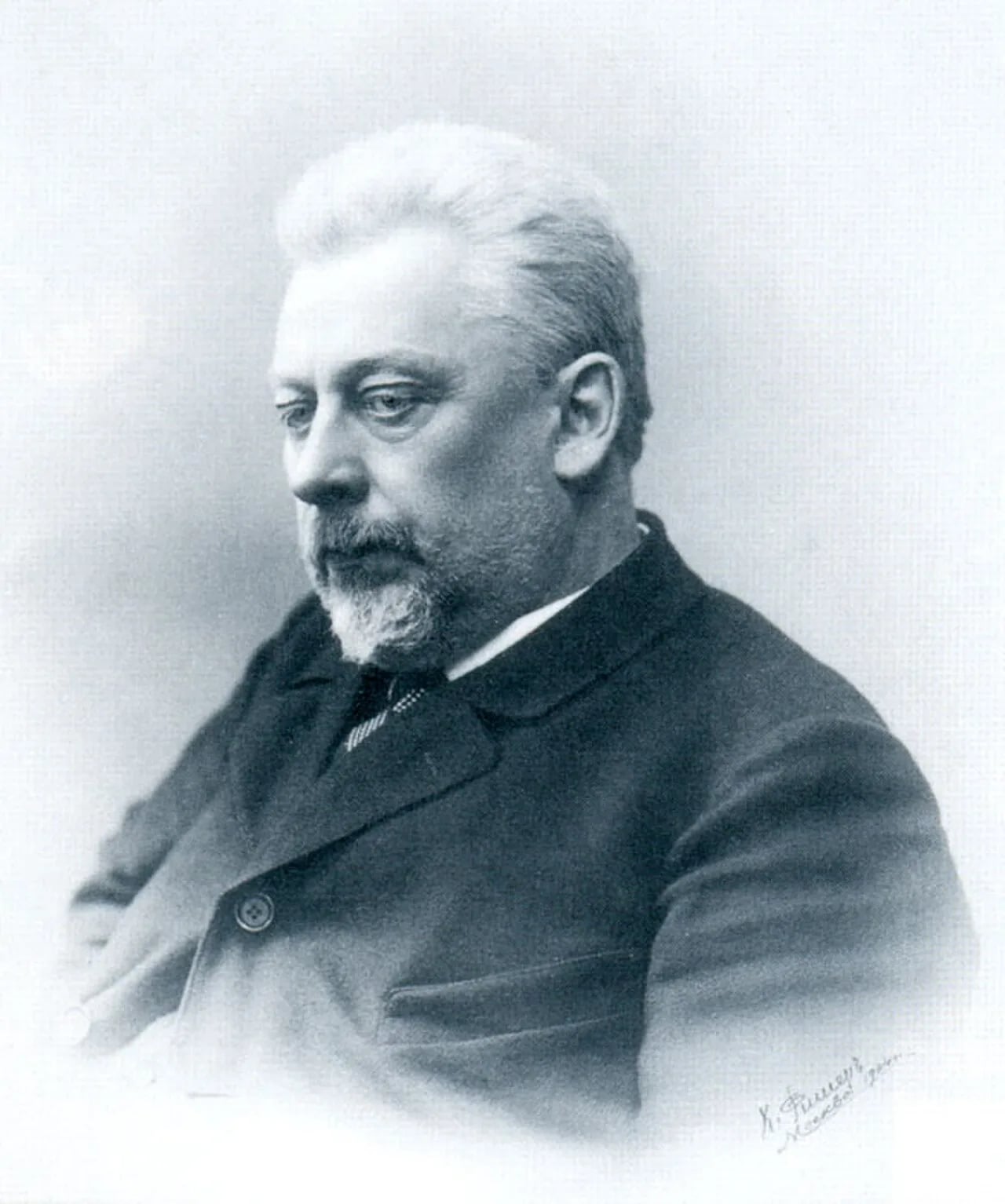 Porträt von Alexander Pawlowitsch Lenski (1847–1908) – Gedenkseite