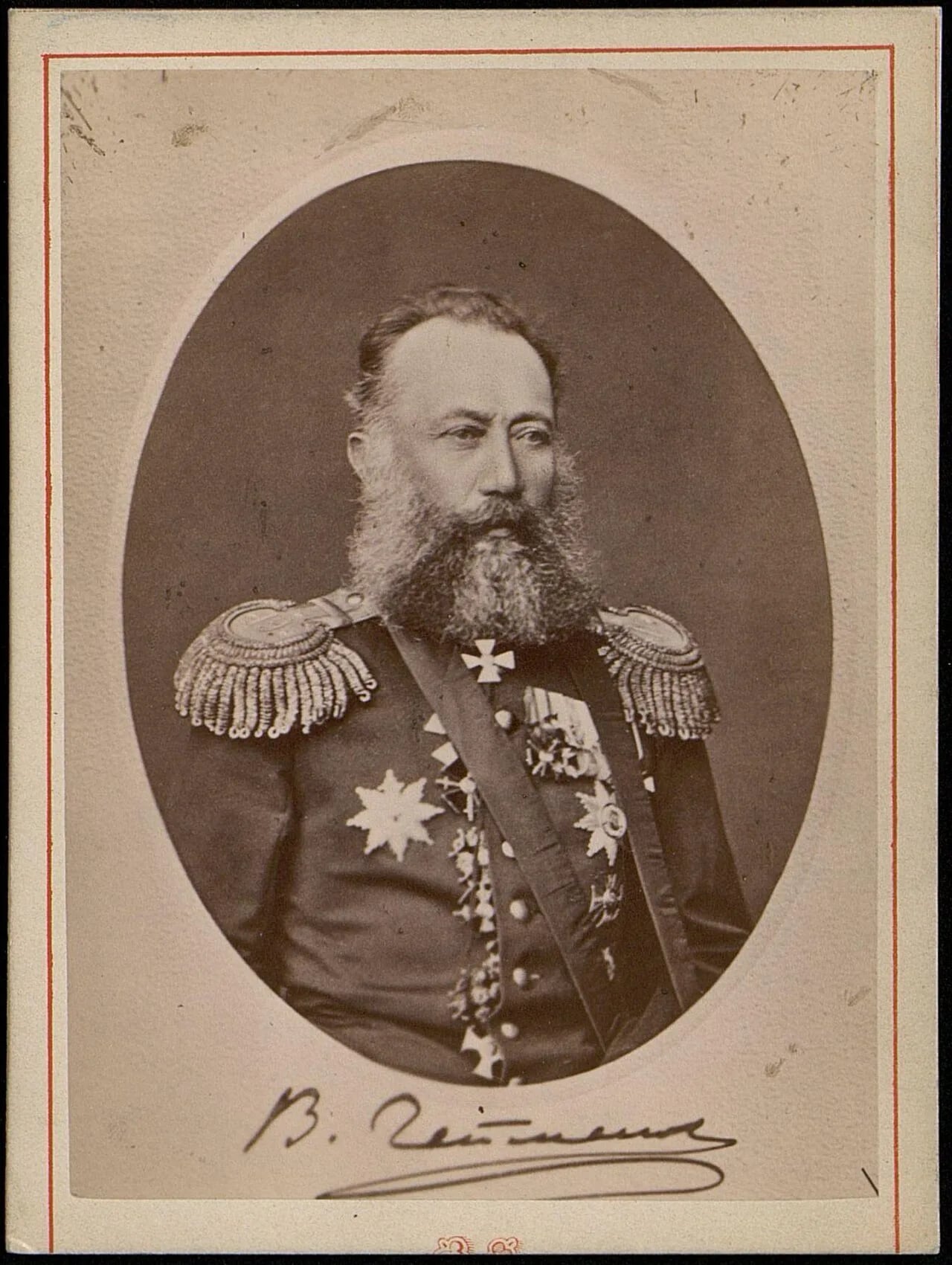 Portrait of Vasily Geyman (1823–1878) – memorial page