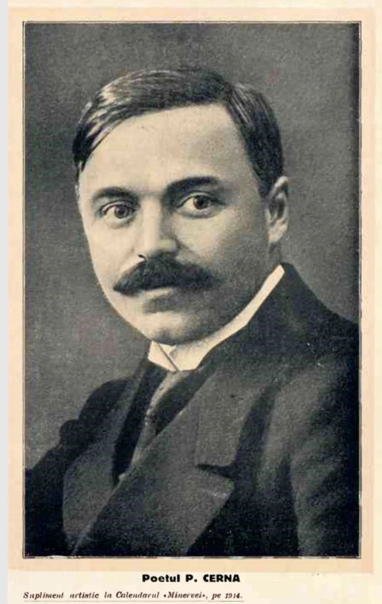 Portrait of Panait Cerna (1881–1913) – memorial page