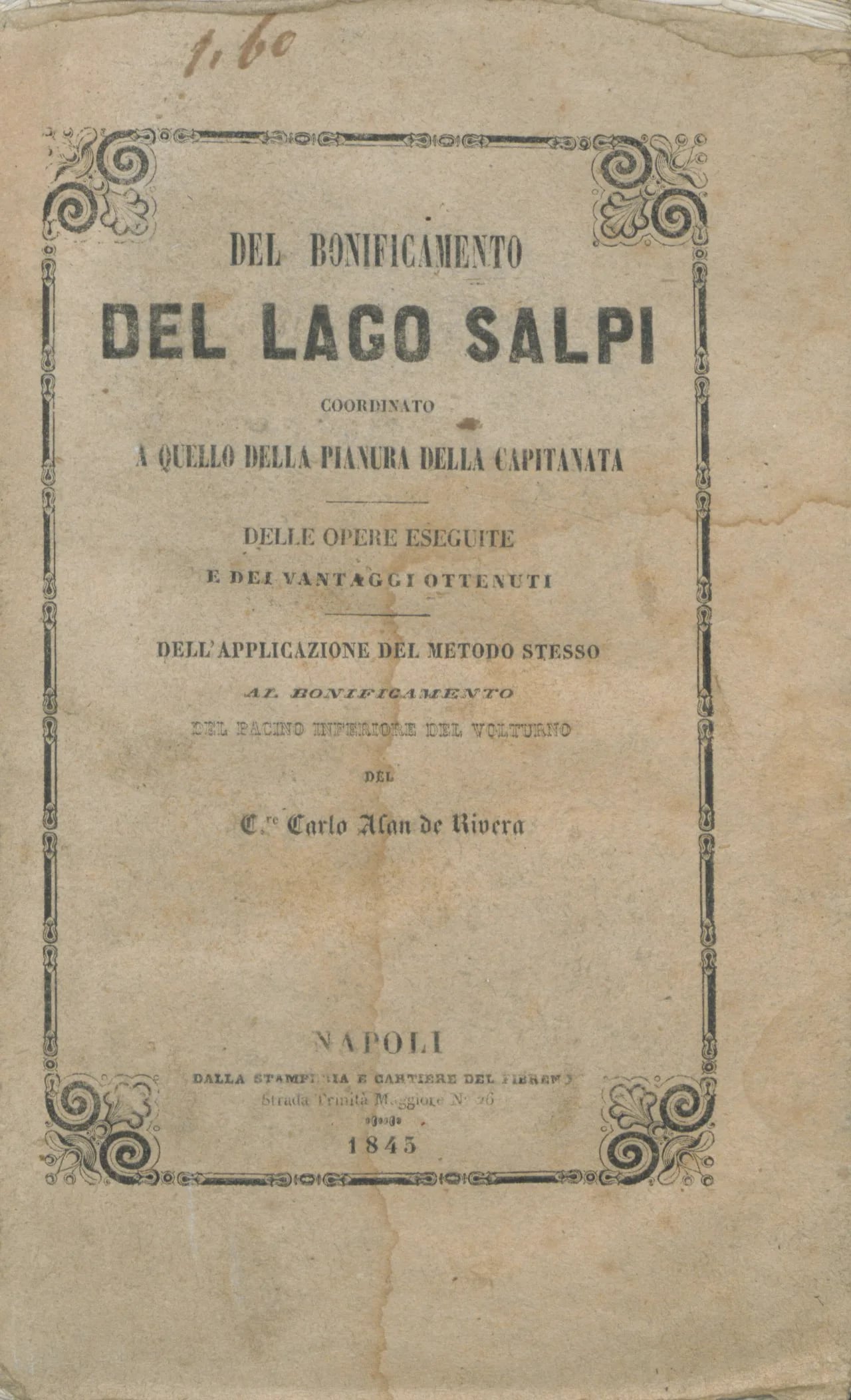 Porträt von Carlo Afan de Rivera (1779–1852) – Gedenkseite
