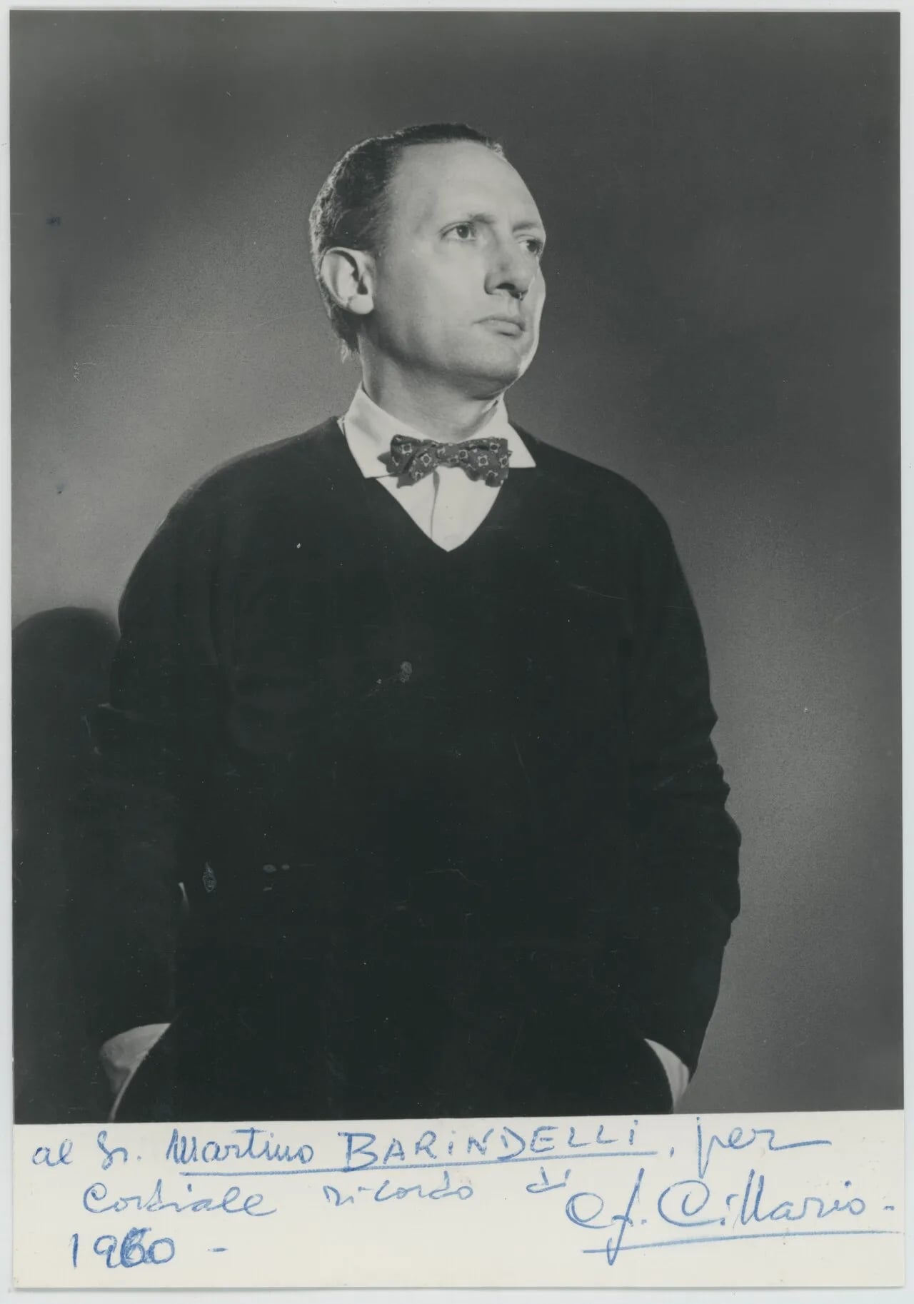 Porträt von Carlo Felice Cillario (1915–2007) – Gedenkseite