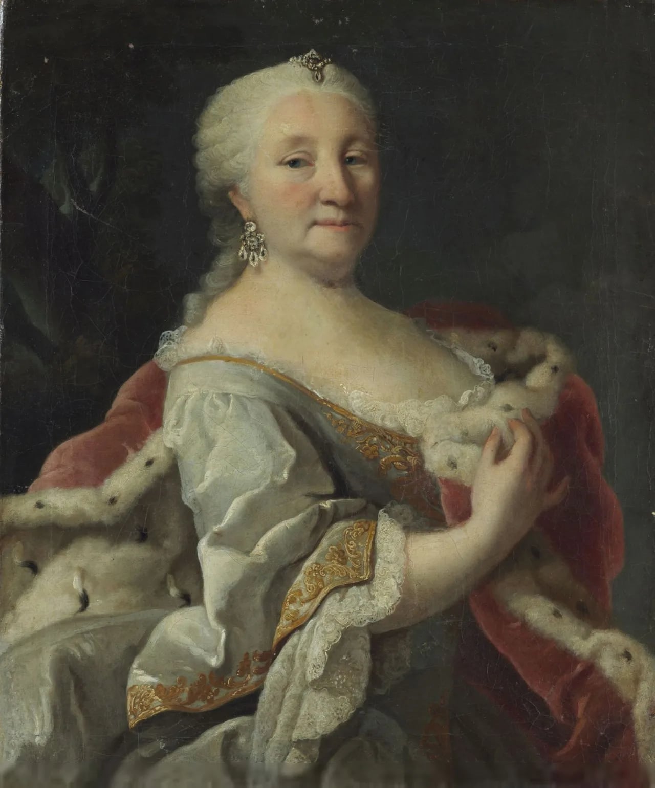 Porträt von Charlotte Wilhelmine von Anhalt-Bernburg-Schaumburg-Hoym (1704–1766) – Gedenkseite