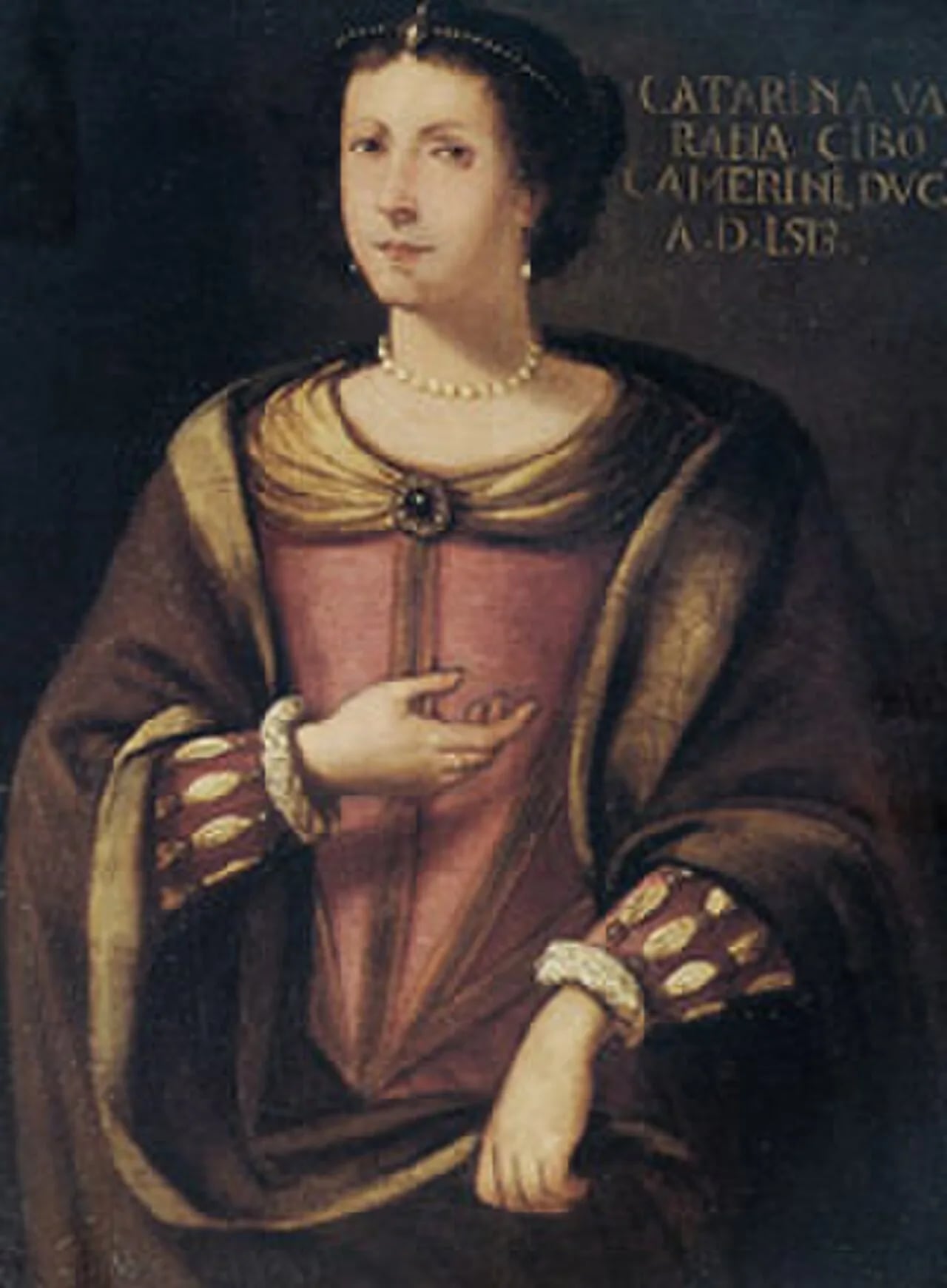Porträt von Caterina Cybo (1501–1557) – Gedenkseite