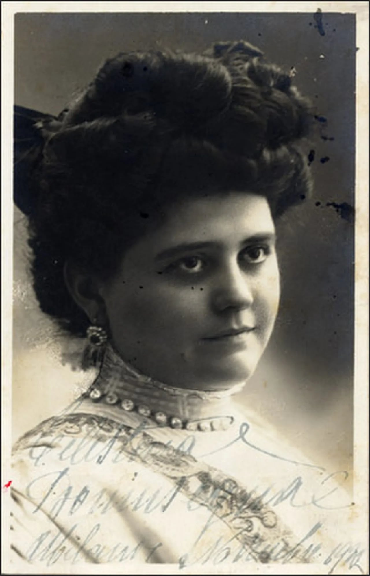 Porträt von Celestina Boninsegna (1877–1947) – Gedenkseite