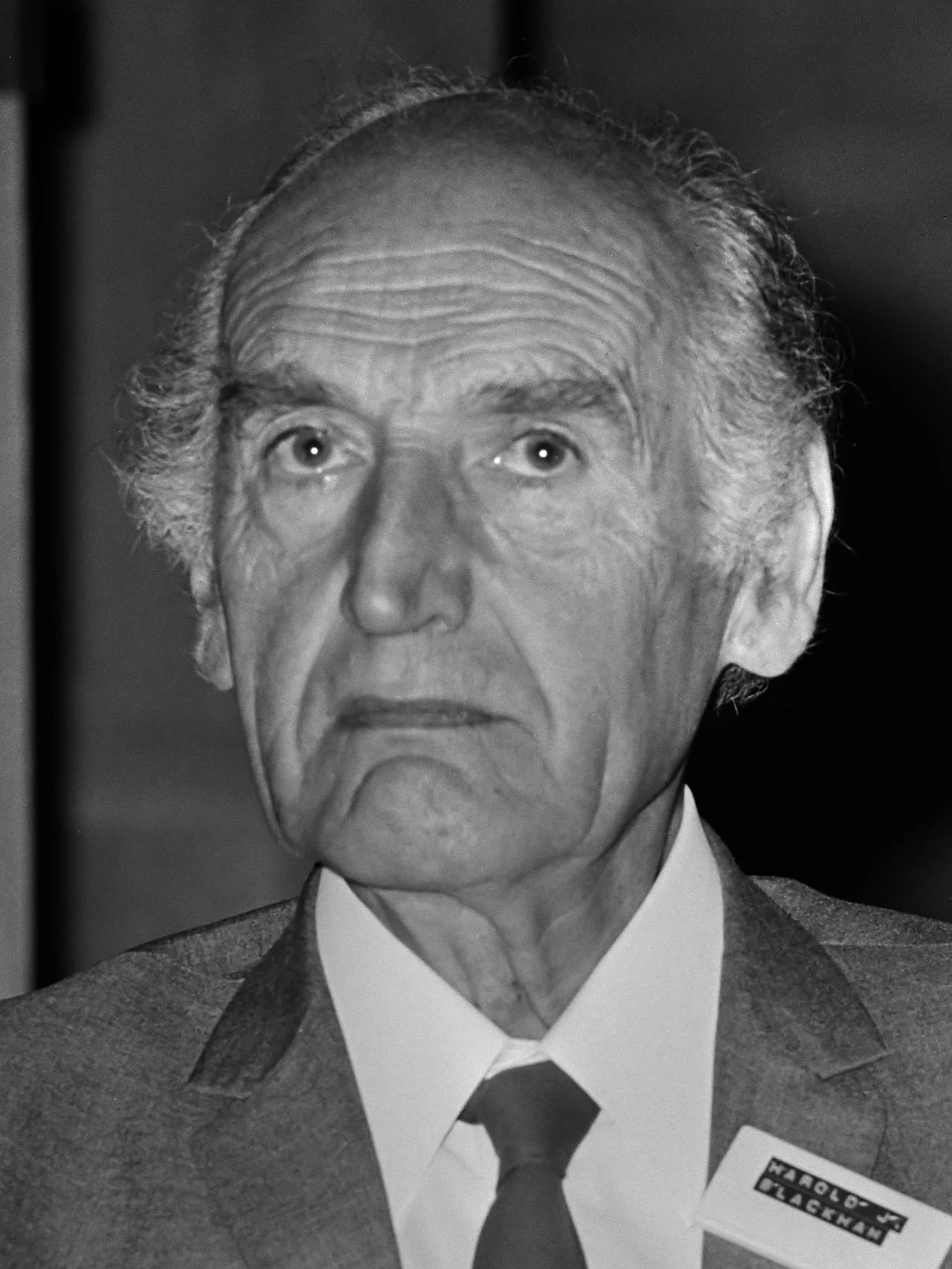 Portrait of Harold John Blackham (1903–2009) – memorial page