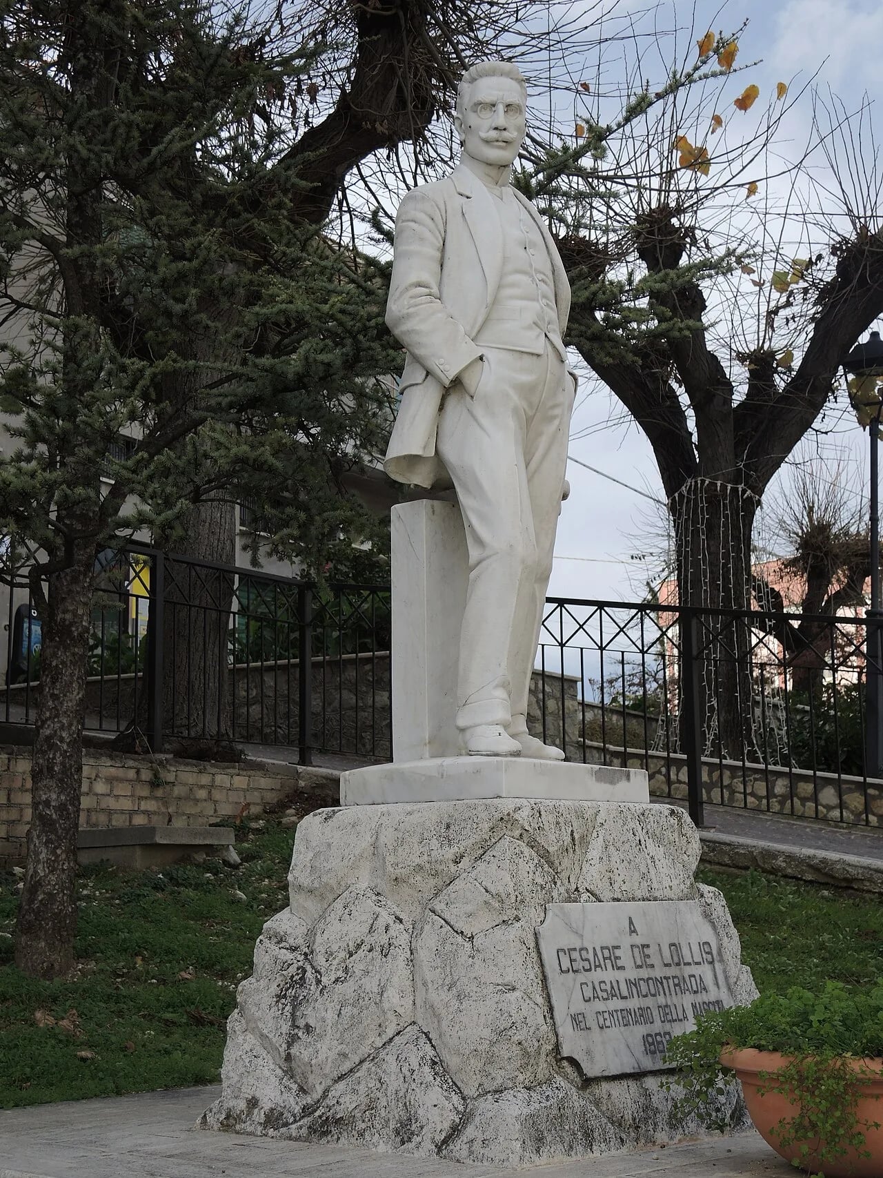 Porträt von Cesare De Lollis (1863–1928) – Gedenkseite
