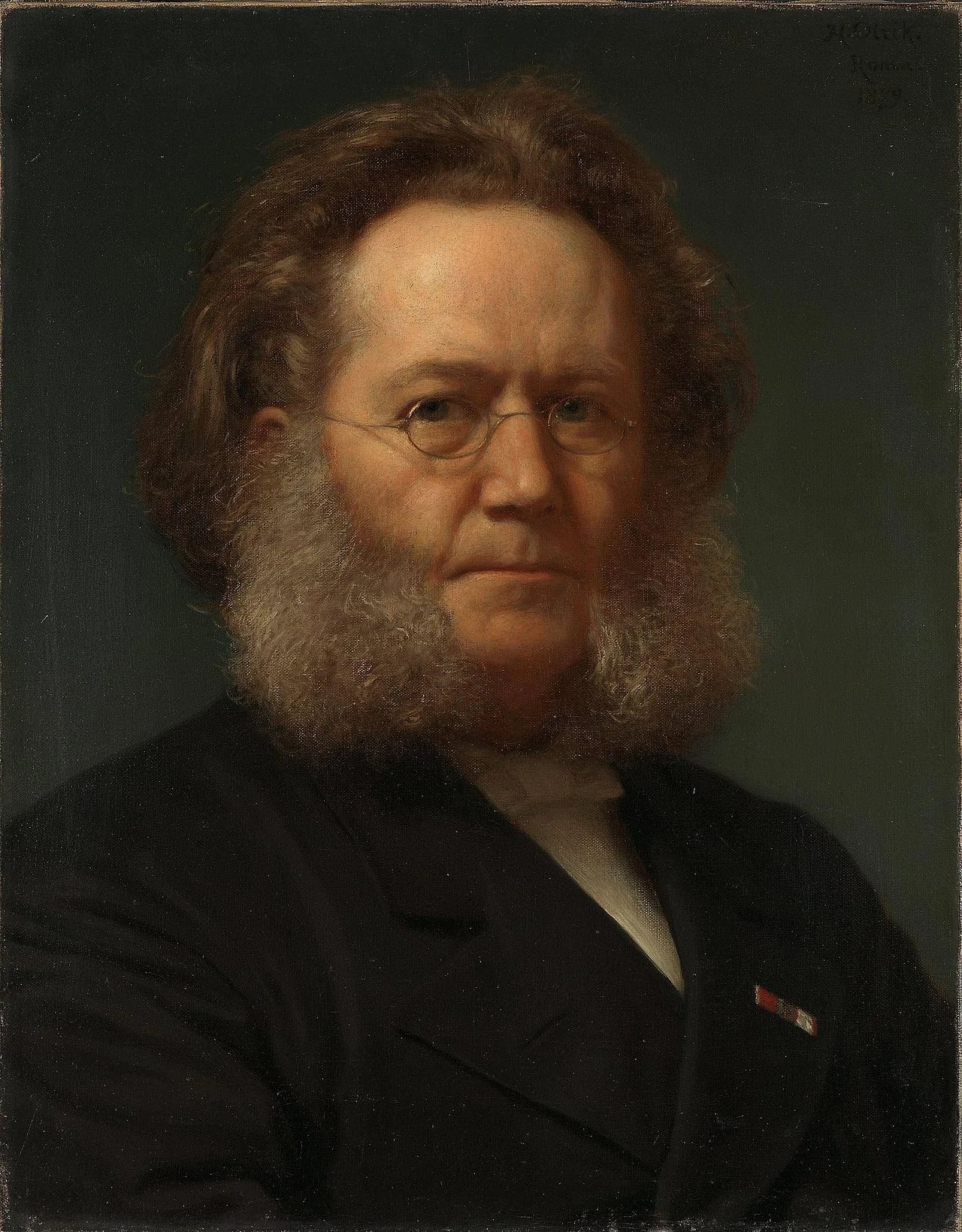 Portrait of Henrik Ibsen (1828–1906) – memorial page