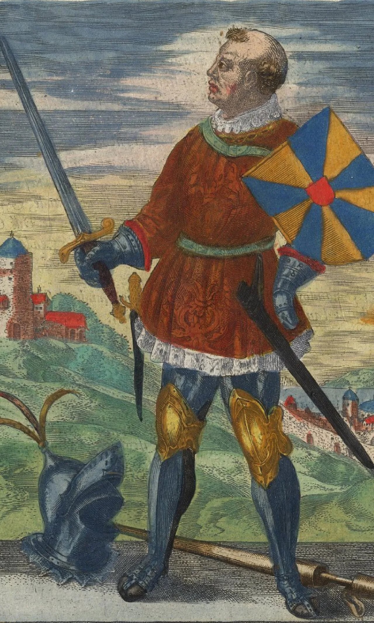 Portrait of Balduin II. (863–918) – memorial page