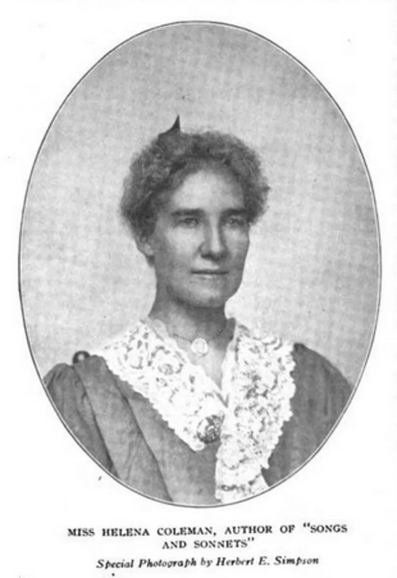 Porträt von Helena Coleman (1860–1953) – Gedenkseite