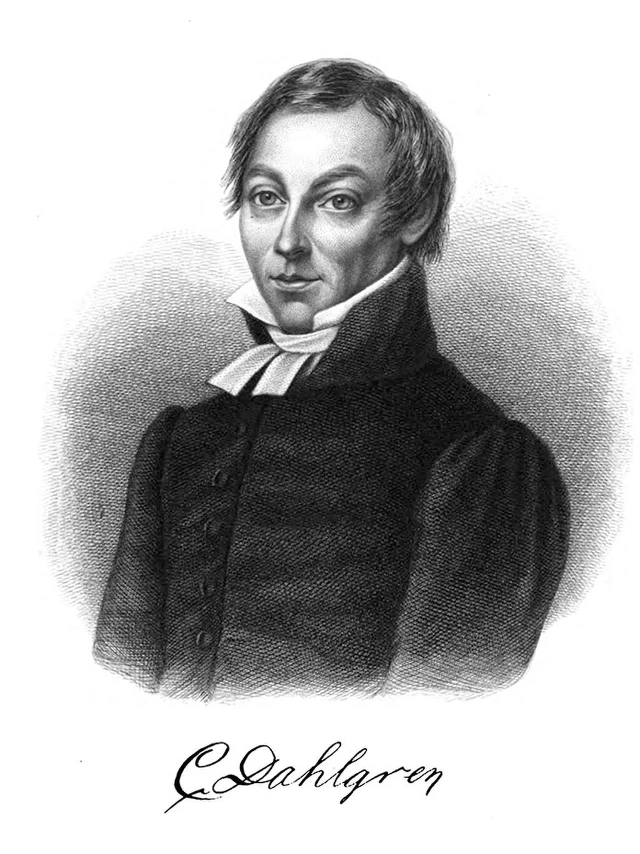 Porträt von Carl Fredrik Dahlgren (1791–1844) – Gedenkseite