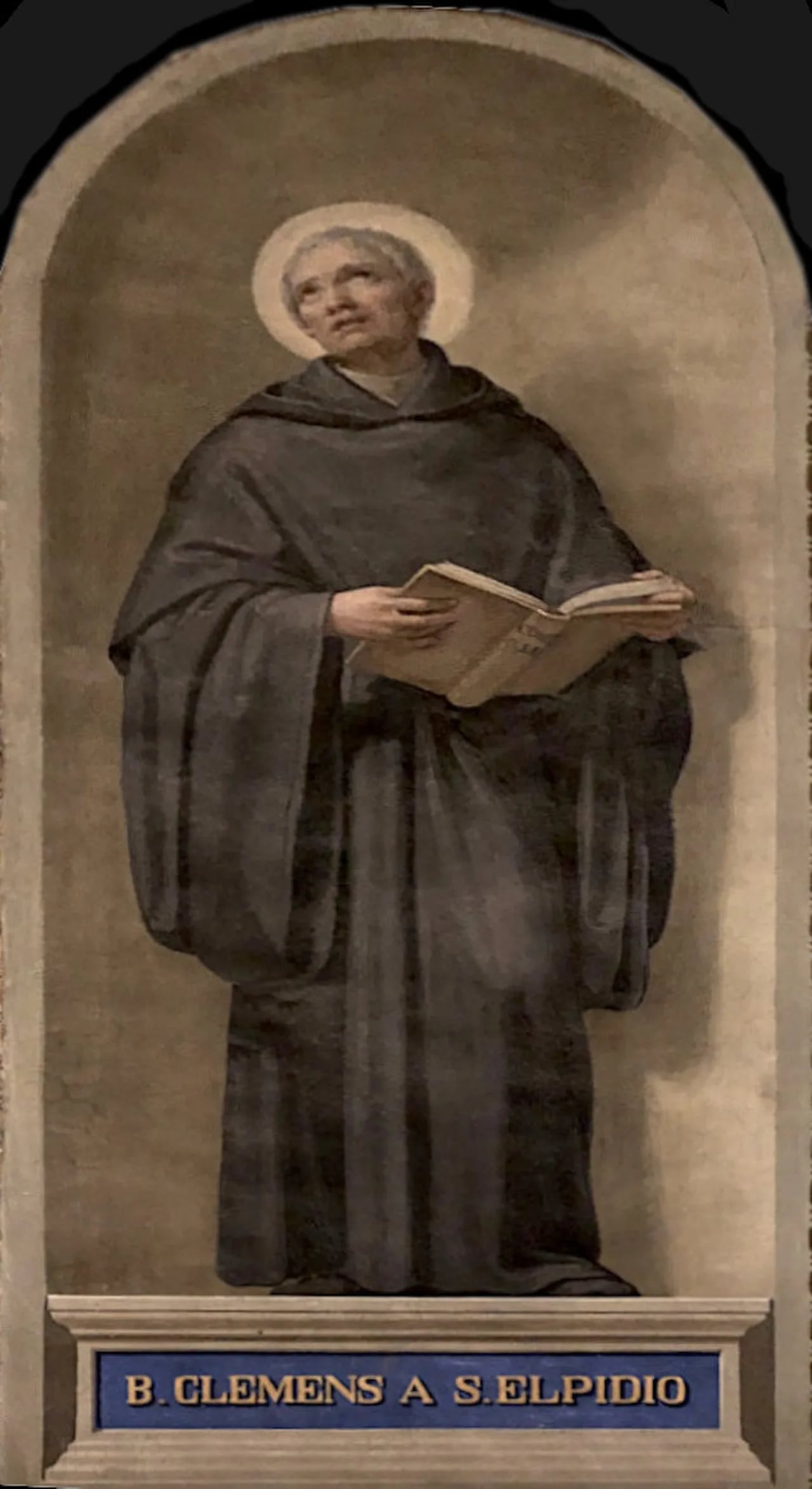 Porträt von Clemens von Osimo (1235–1291) – Gedenkseite
